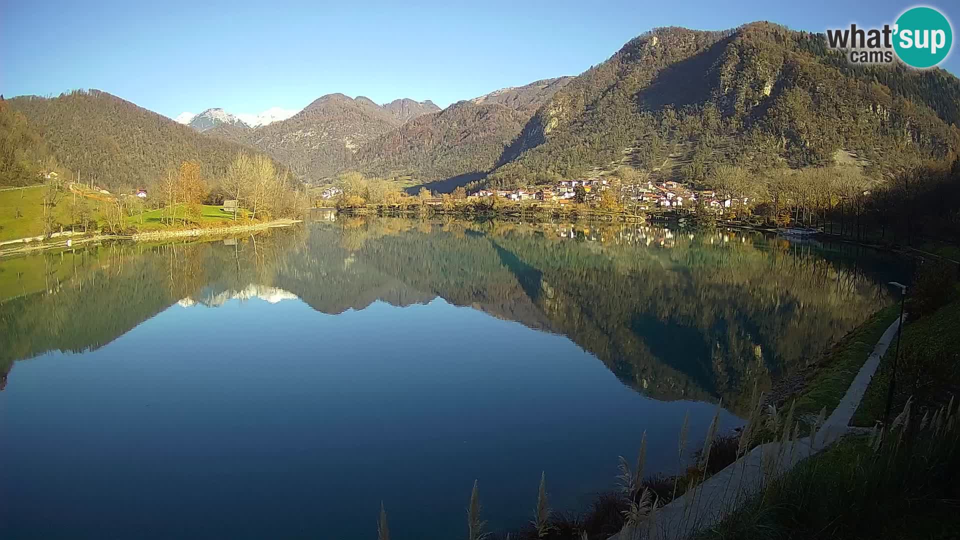 Web kamera Most na Soči – jezero