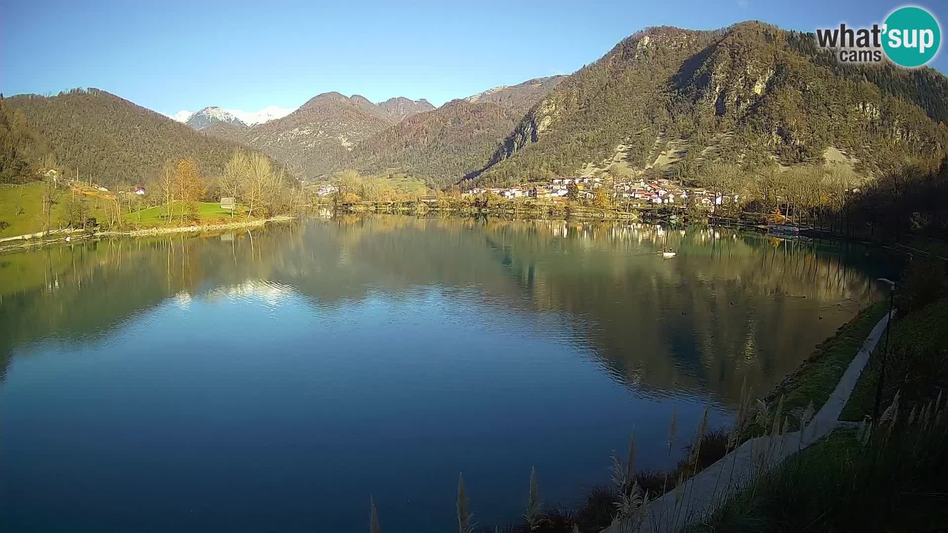 Most na Soči – Pogled na jezero