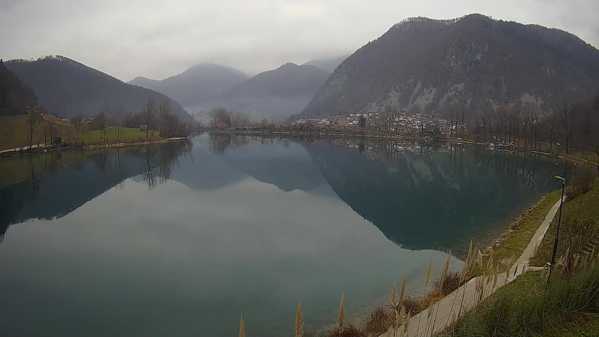 Most na Soči – Panorama del lago