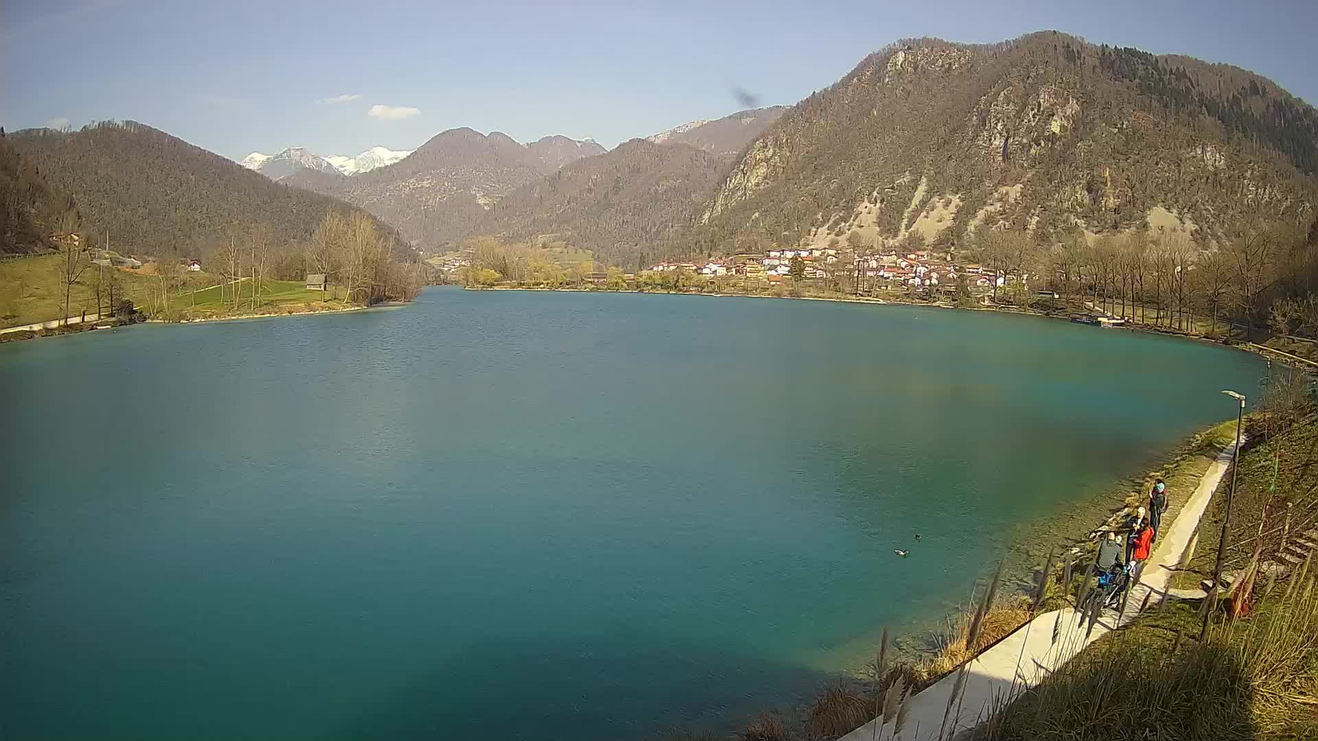 Most na Soči – Pogled na jezero