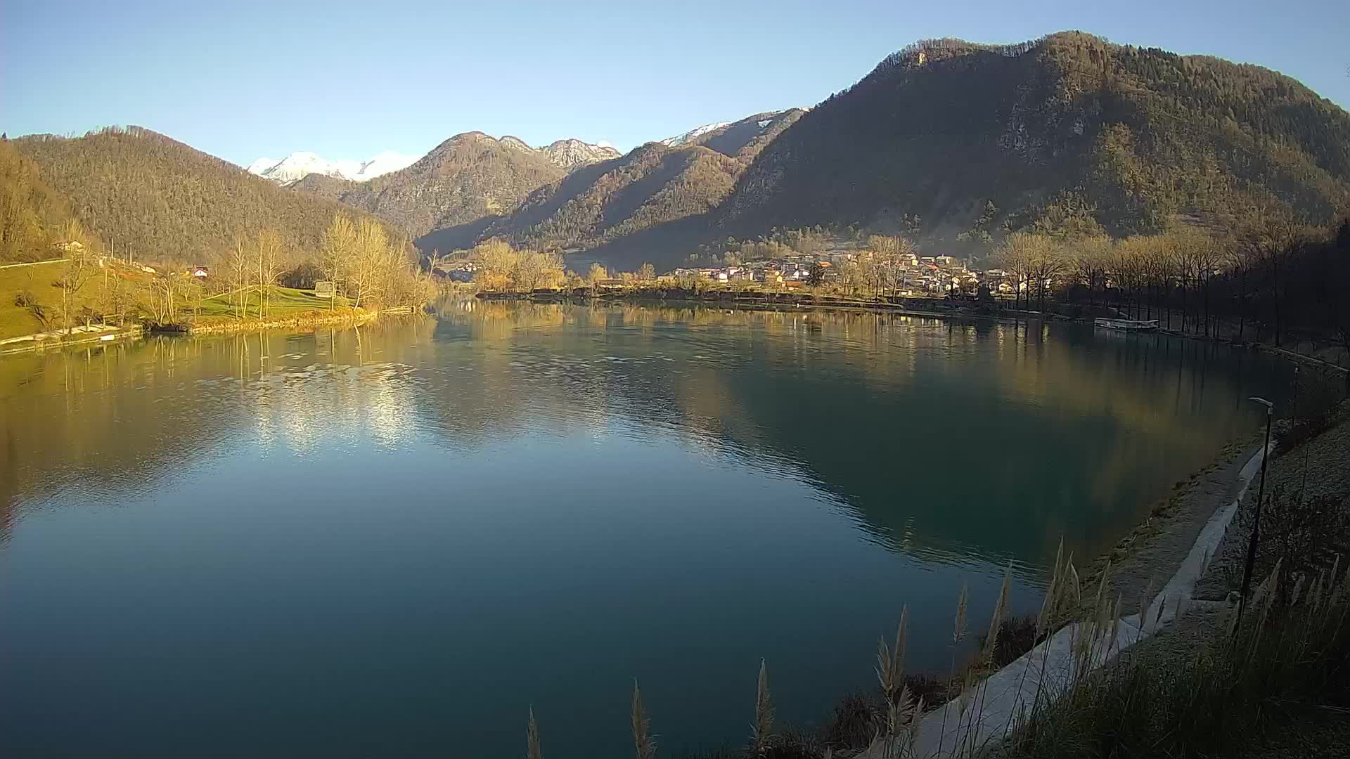 Most na Soči – Pogled na jezero