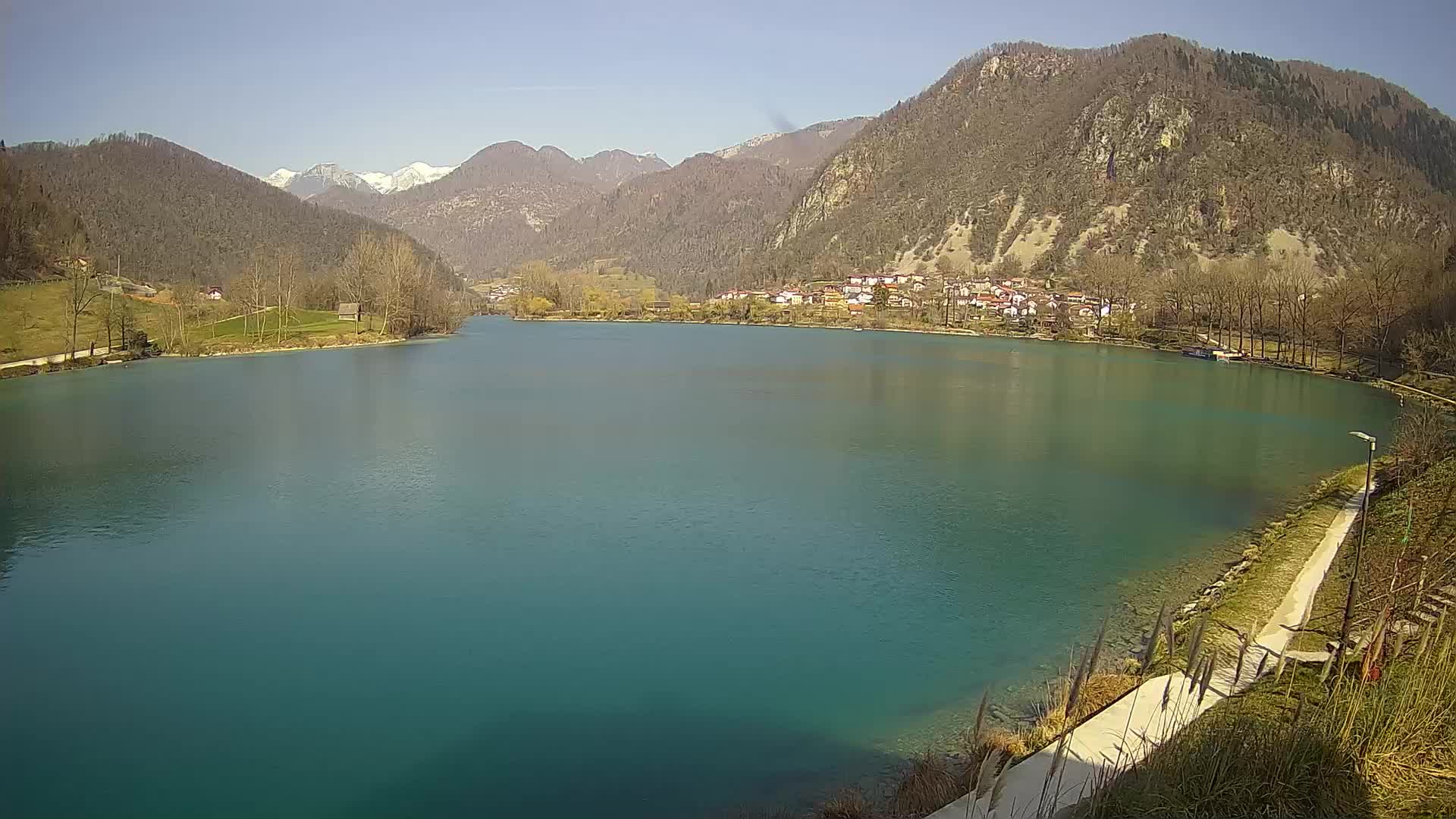 LIVE Webcam Most na Soči lake – Slovenia