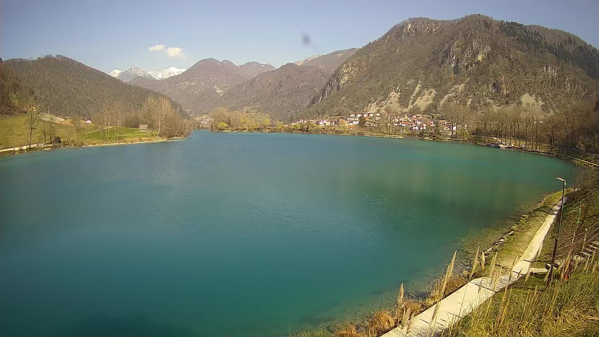 Most na Soči – Panorama del lago