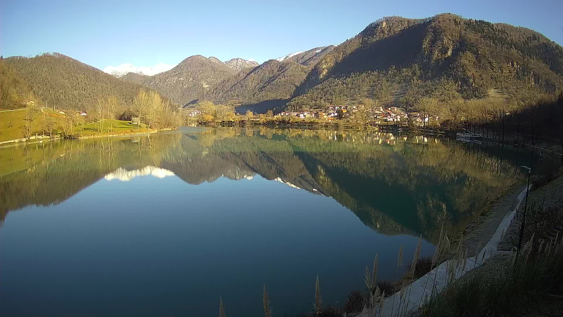 LIVEcam Most na Soči lago – Slovenia