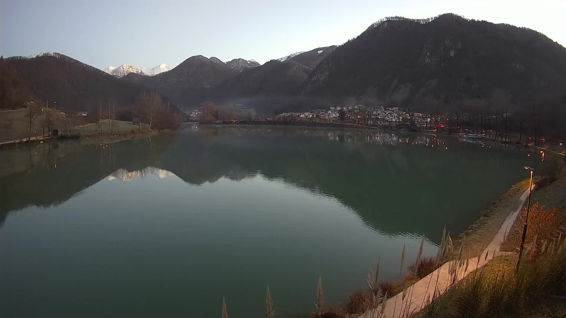 Most na Soči – Panoramic view of Lake