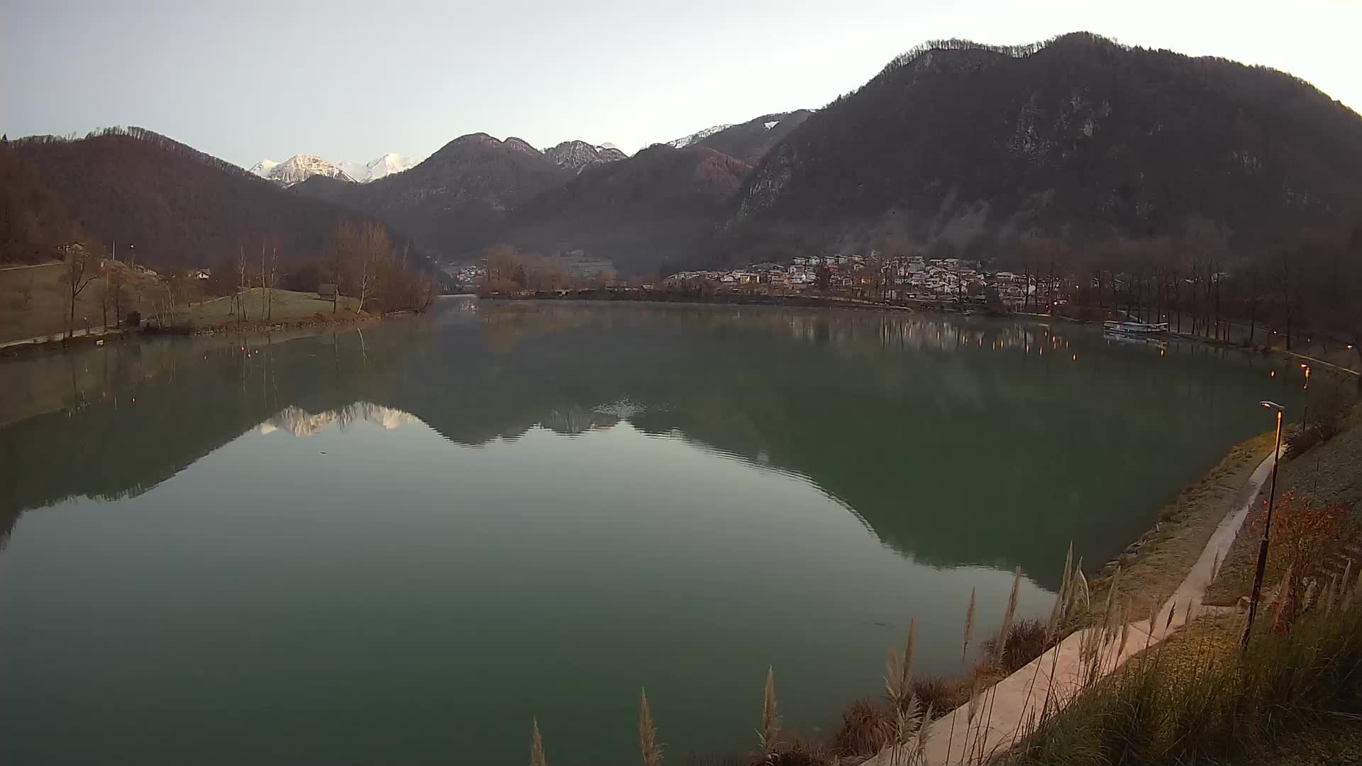 Most na Soči – Panoramic view of Lake