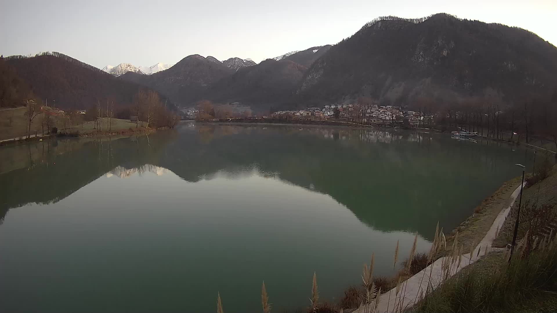 Most na Soči – Panoramic view of Lake