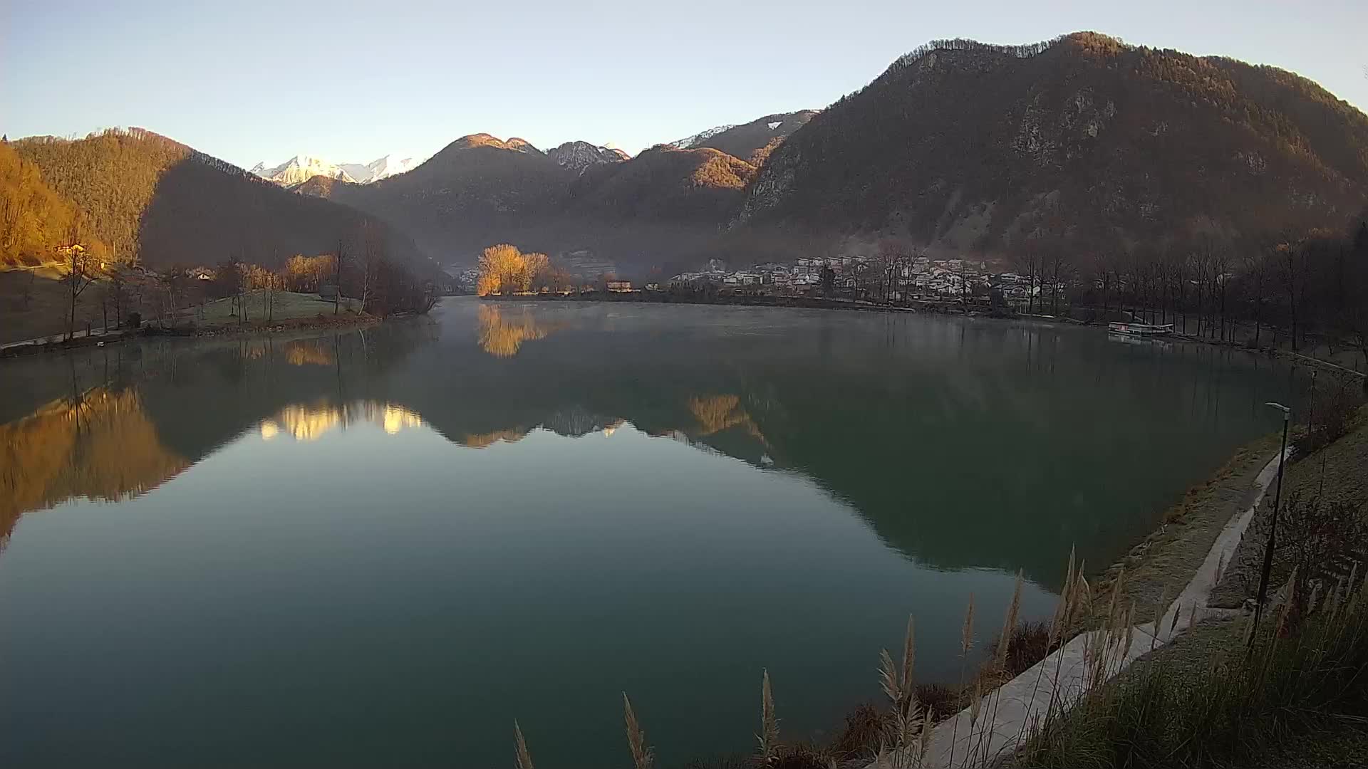 Most na Soči – Panorama del lac