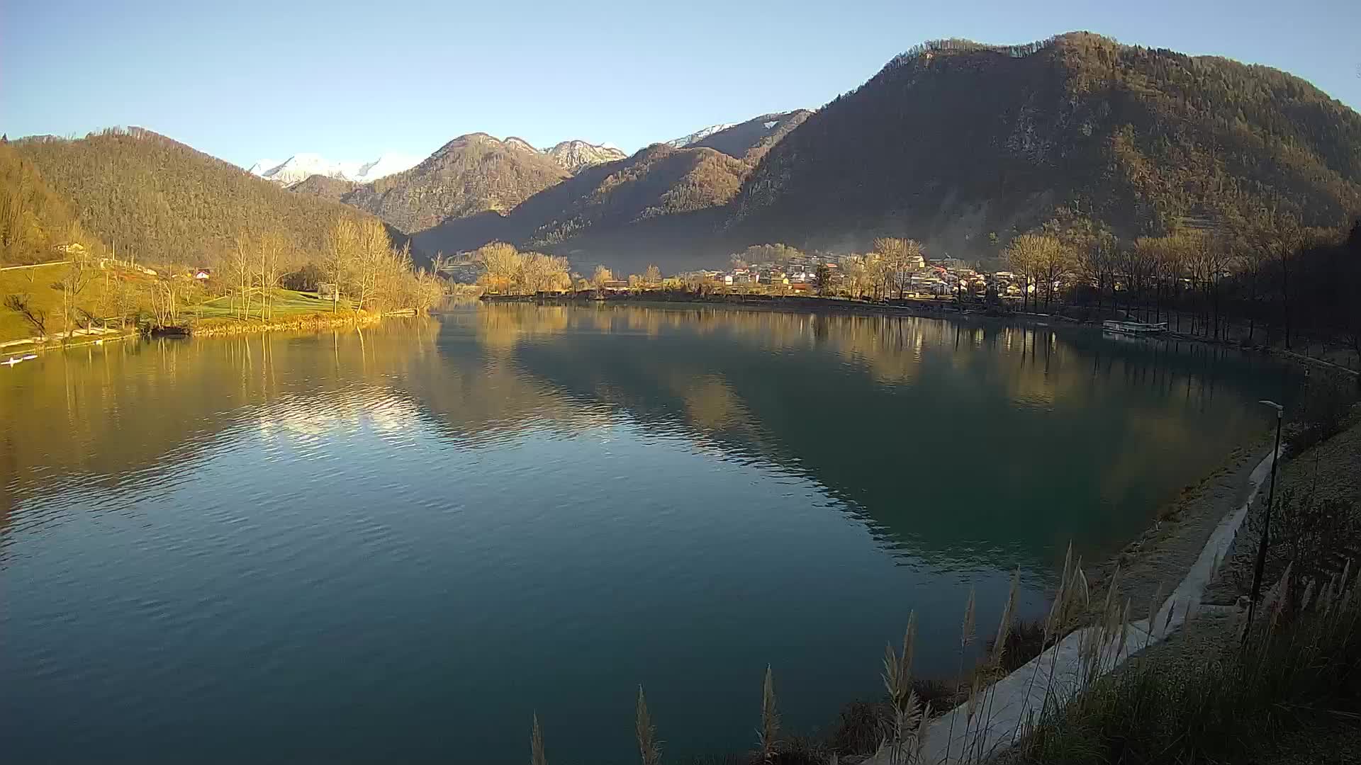 LIVE Webcam Most na Soči lake – Slovenia