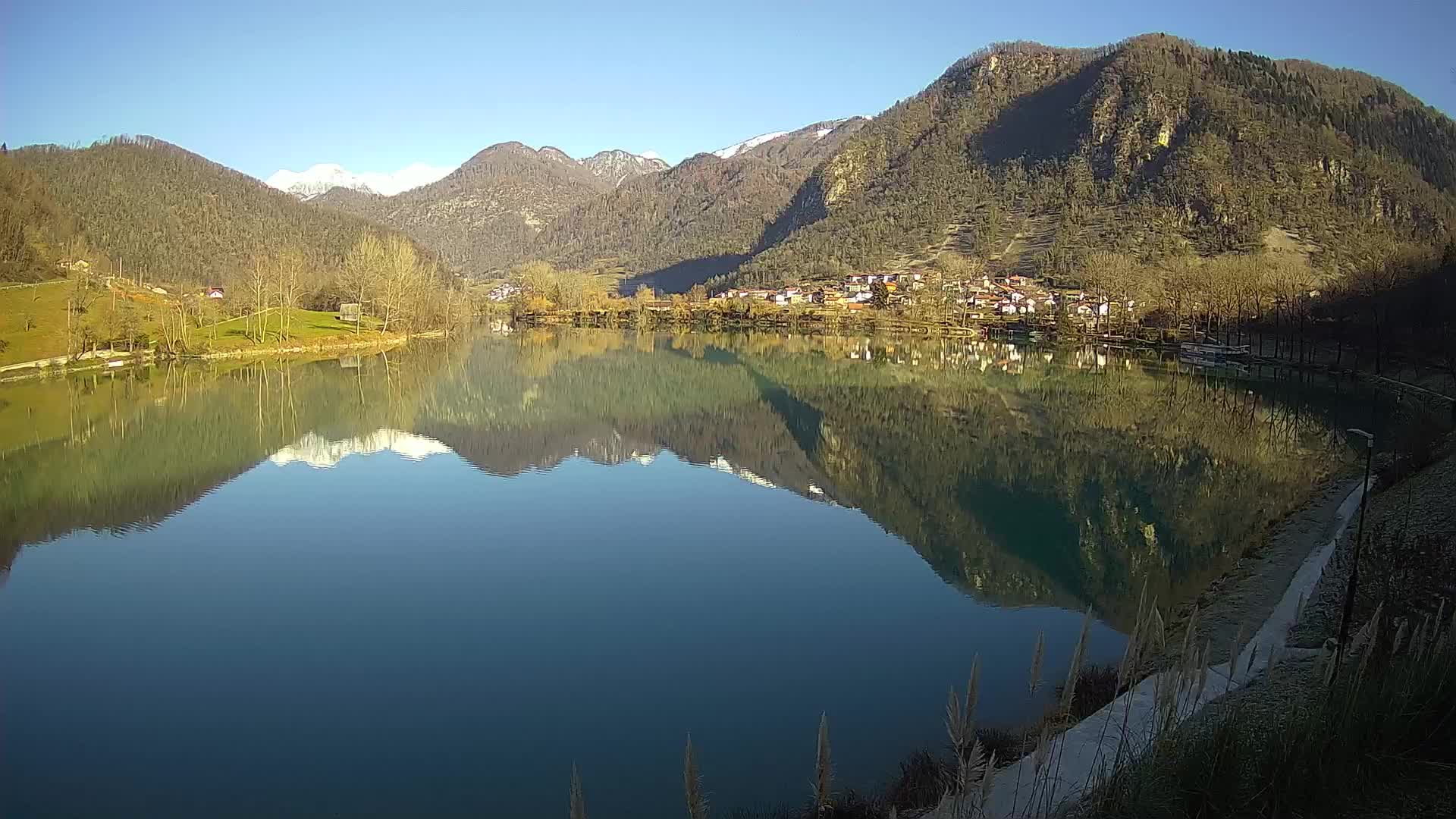 Most na Soči – Panoramic view of Lake