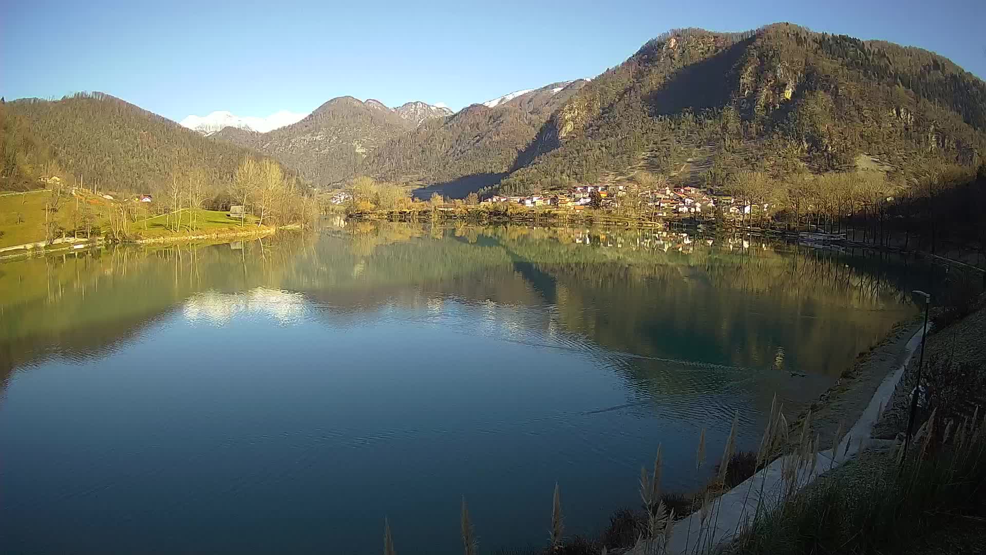 LIVE Webcam Most na Soči lake – Slovenia