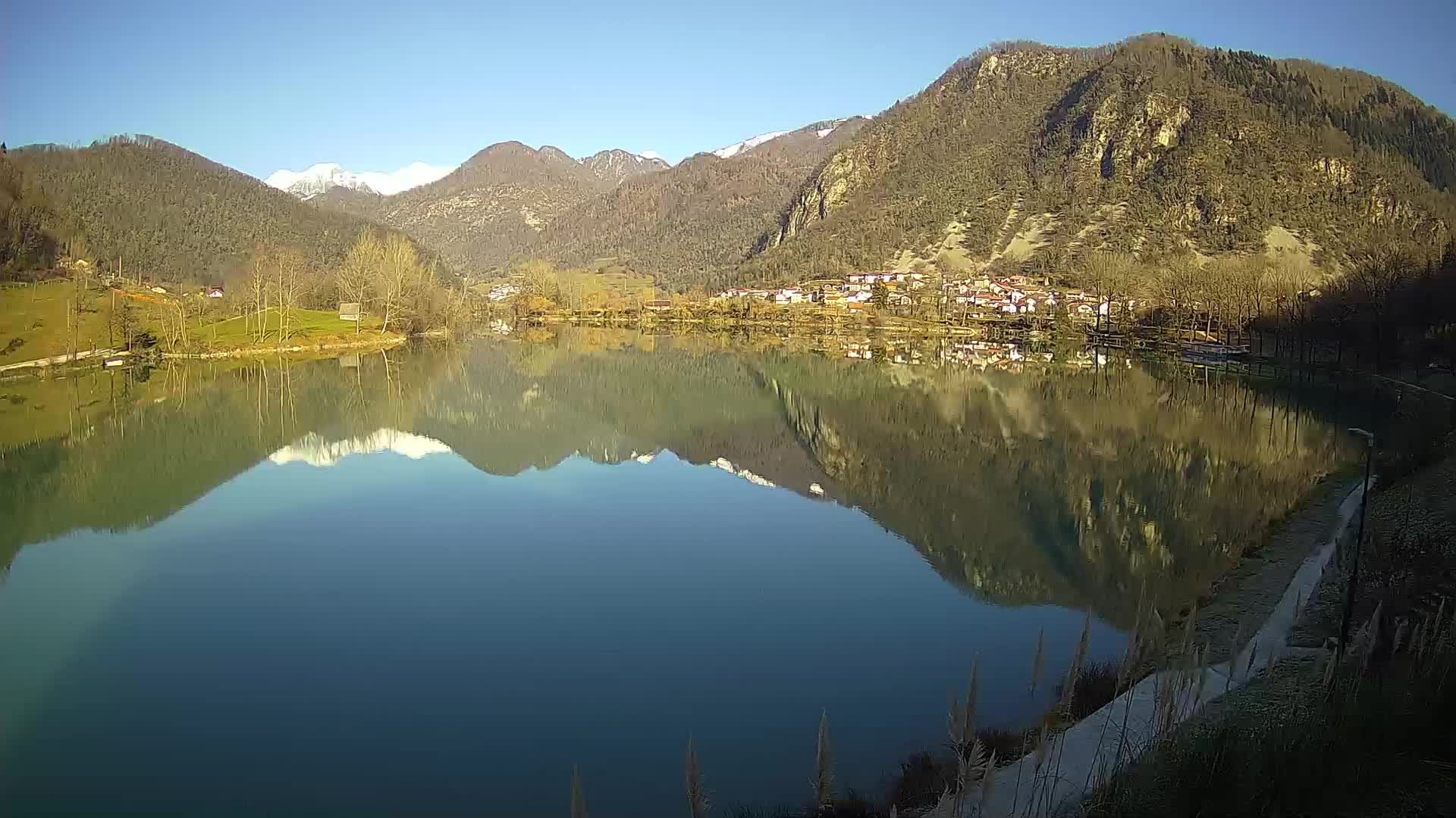 Most na Soči – Panorama del lago