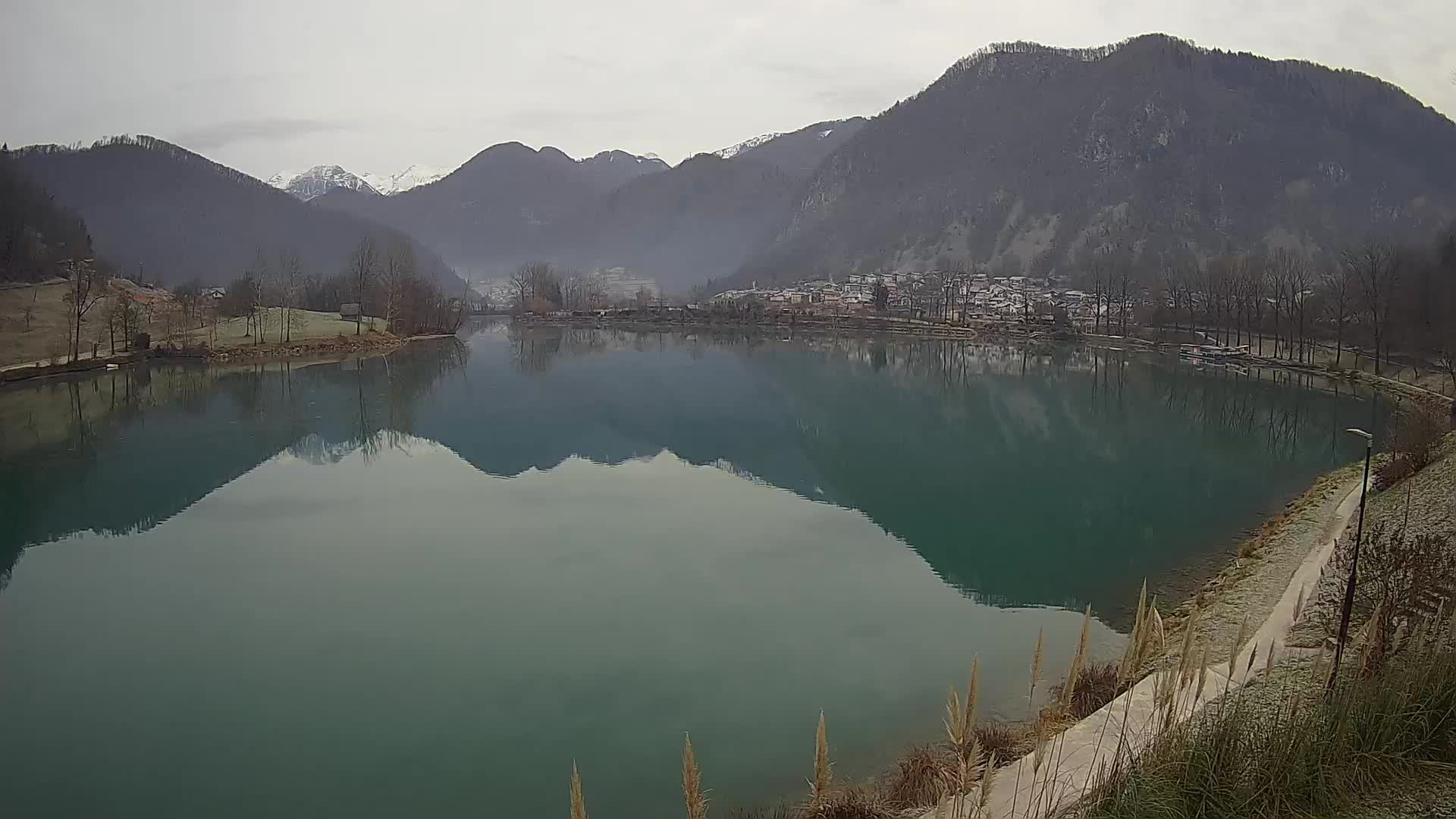 Most na Soči – Panoramic view of Lake