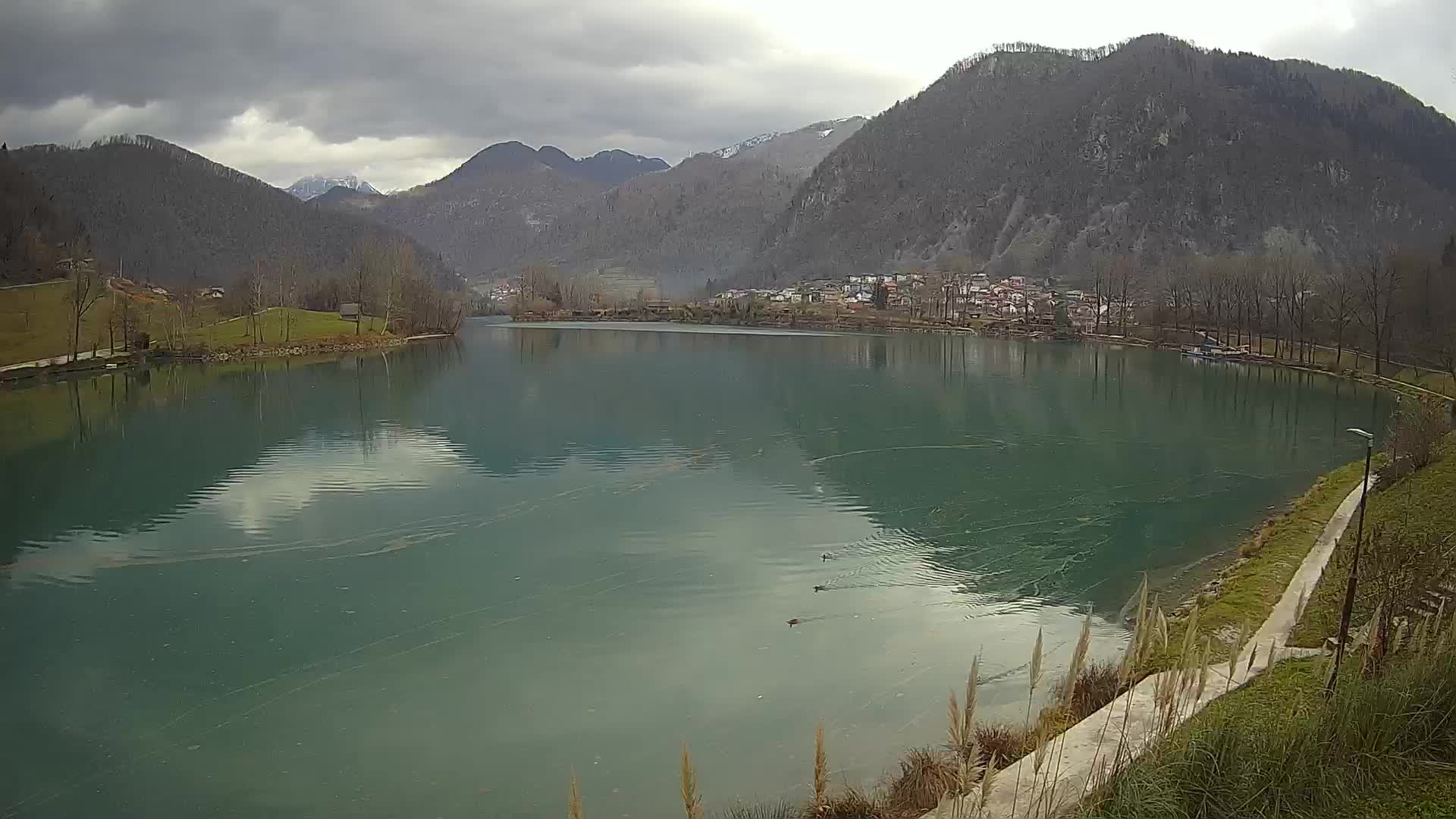 Most na Soči – Panoramic view of Lake