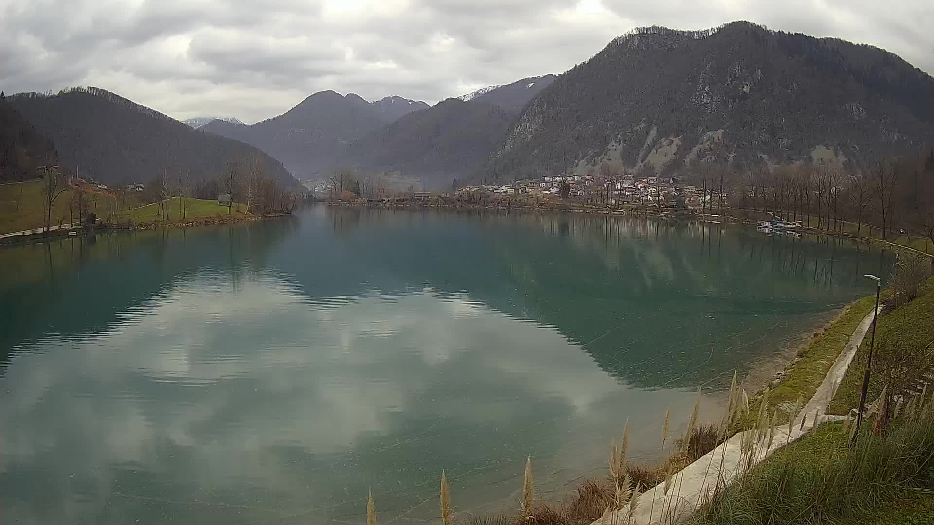 Most na Soči – Panoramic view of Lake