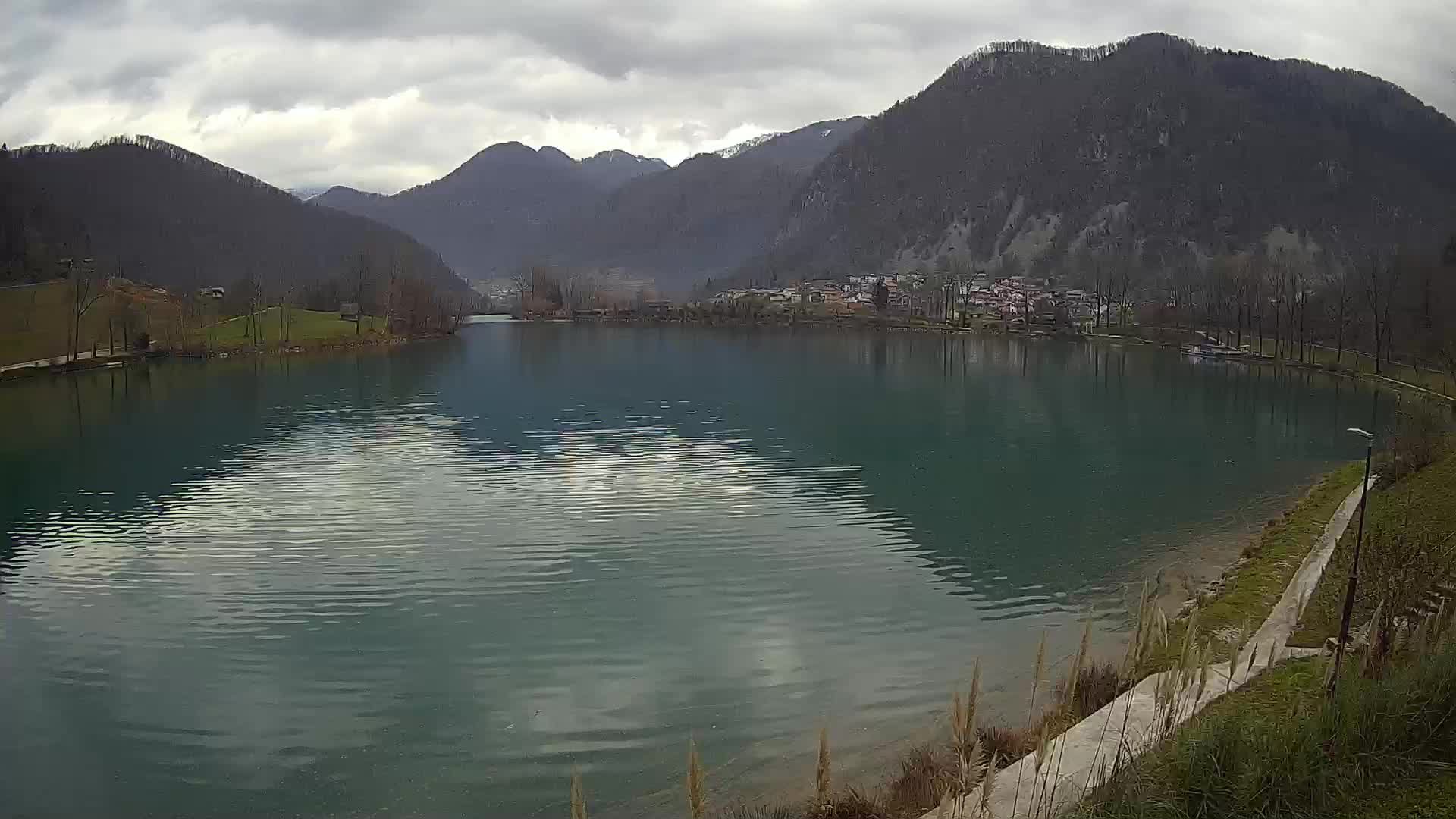 Most na Soči – Panoramic view of Lake