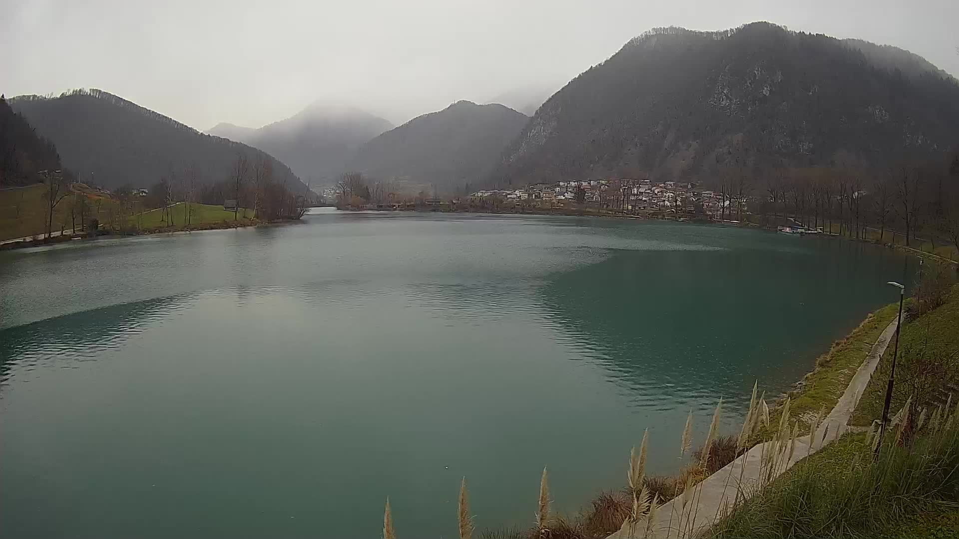 Most na Soči – Pogled na jezero