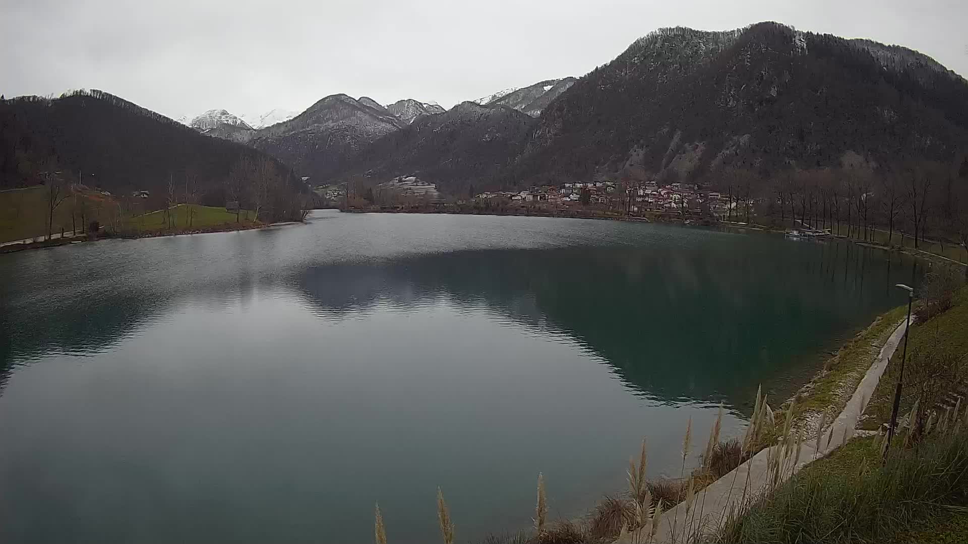 Most na Soči – Panoramic view of Lake