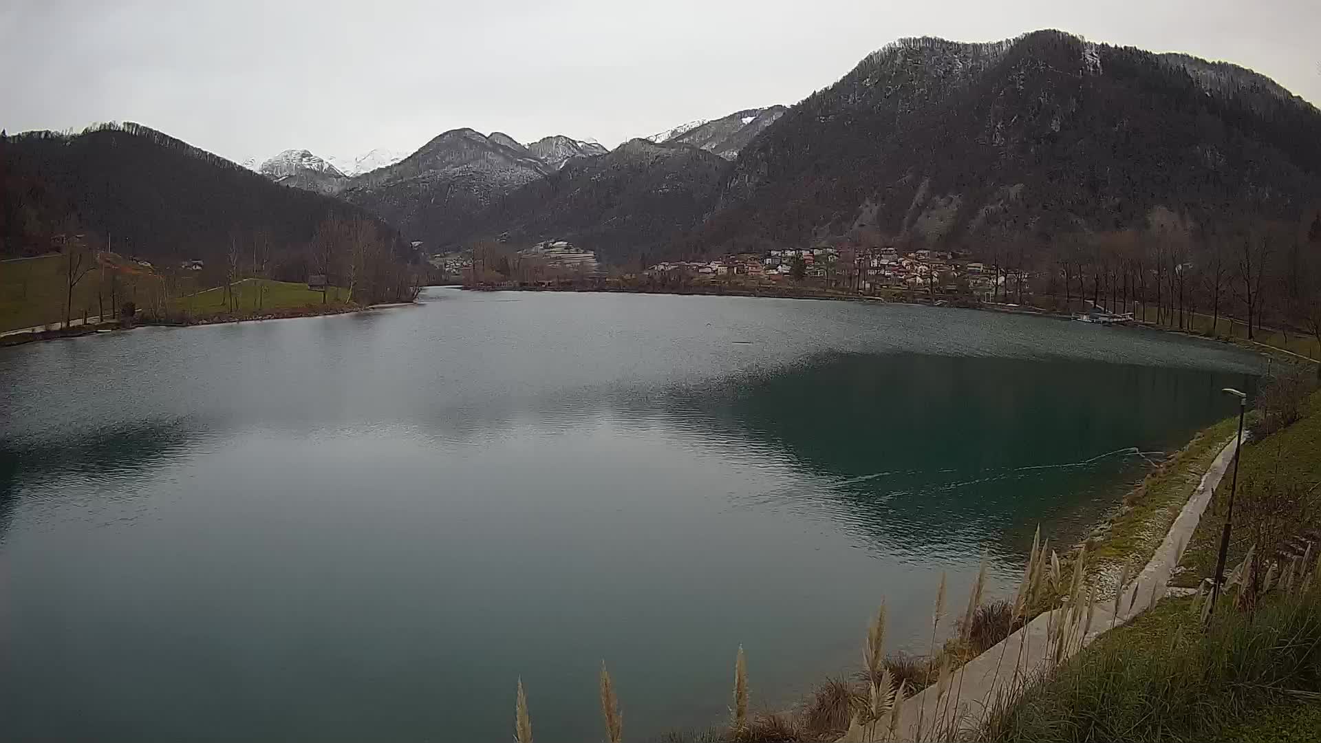 Most na Soči – Panoramic view of Lake