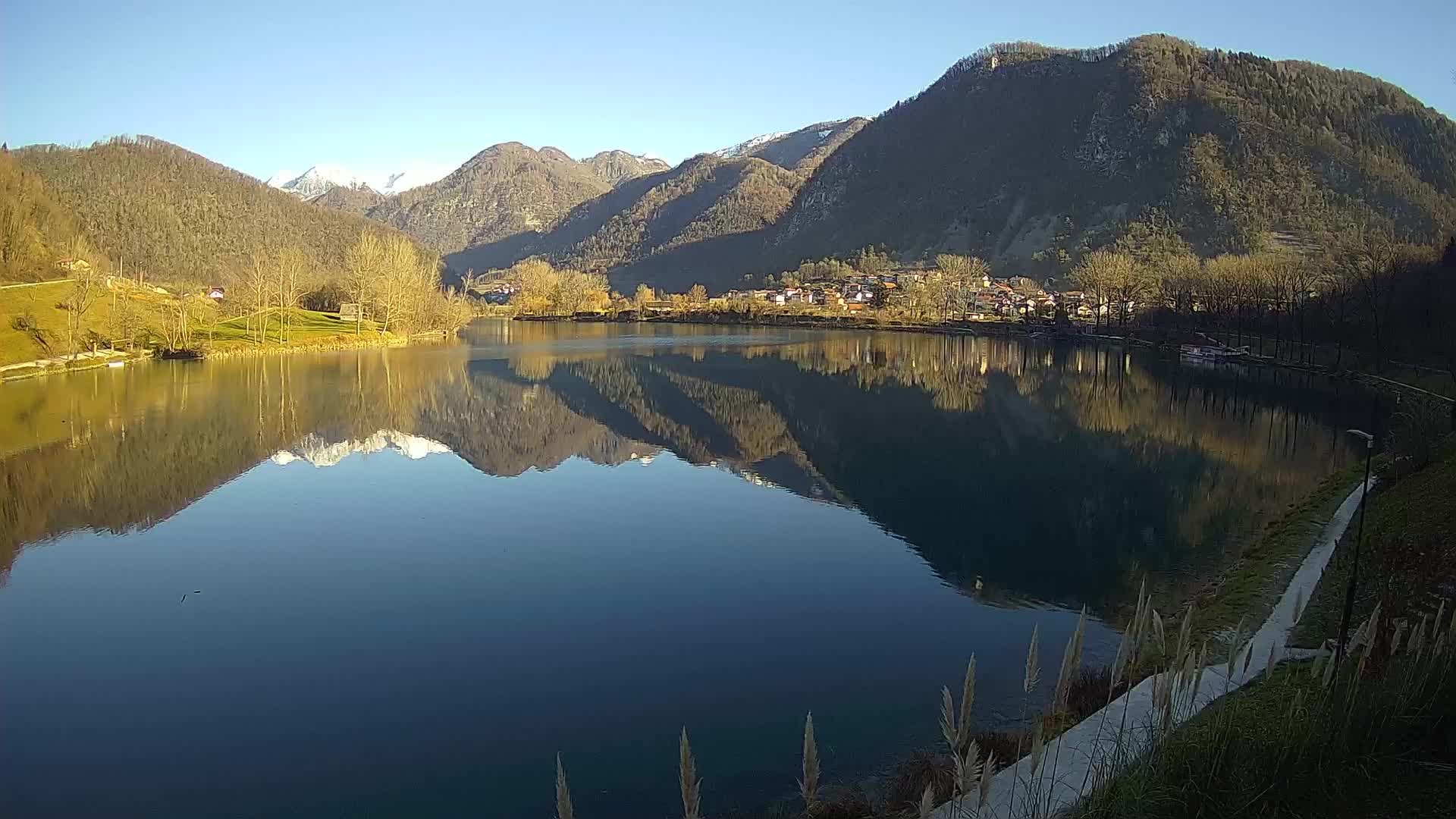 LIVEcam Most na Soči lago – Slovenia