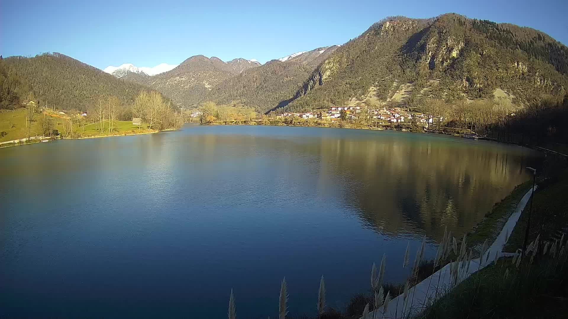 Most na Soči – Panorama del lago