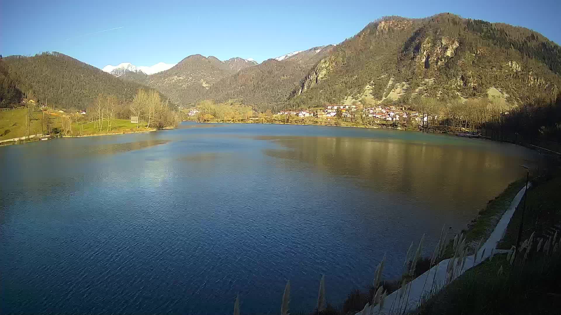 Most na Soči – Pogled na jezero