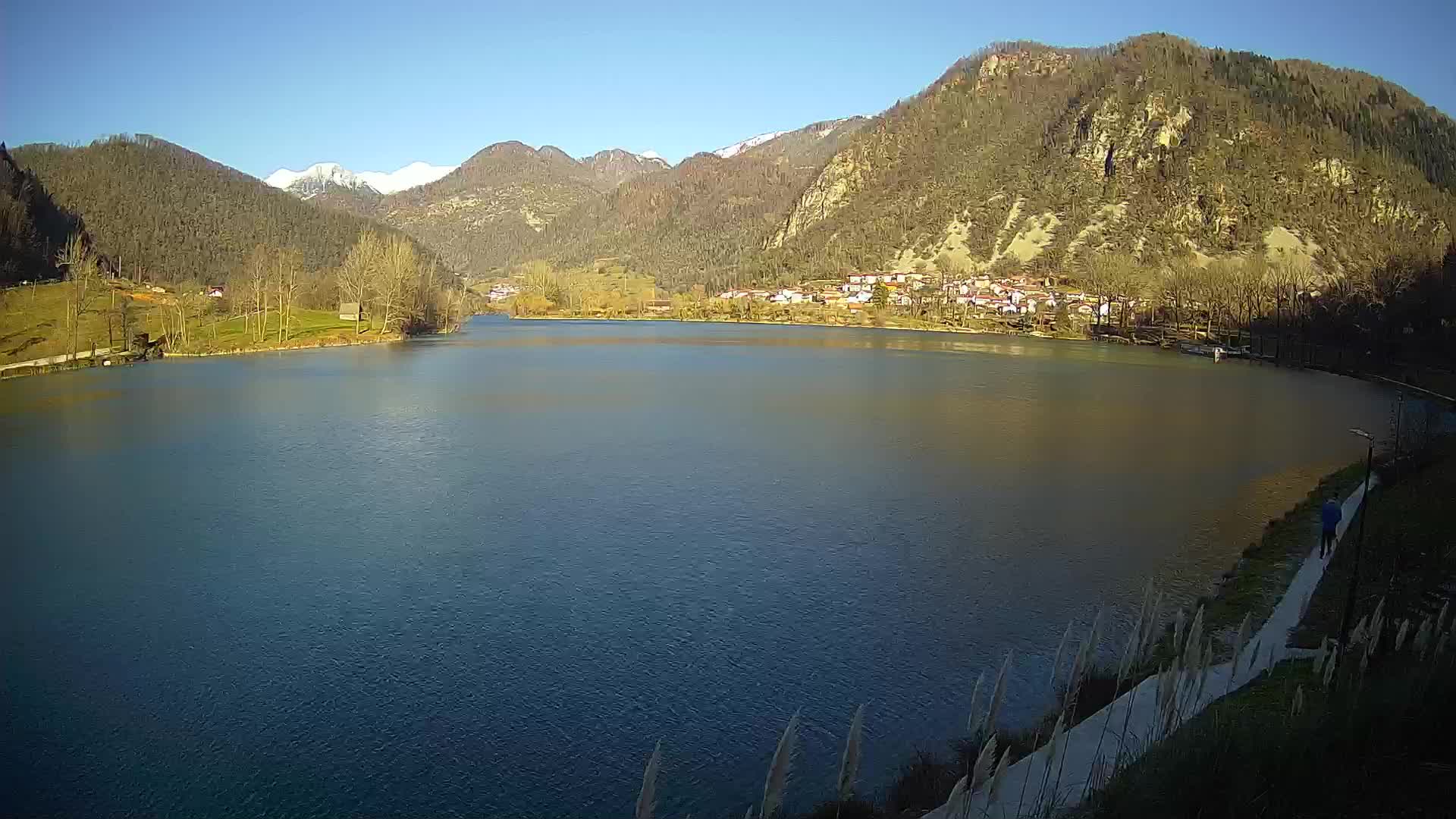 Most na Soči – Panorama del lac