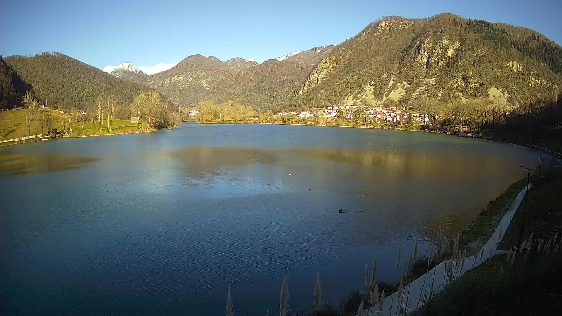 Most na Soči – Panoramic view of Lake