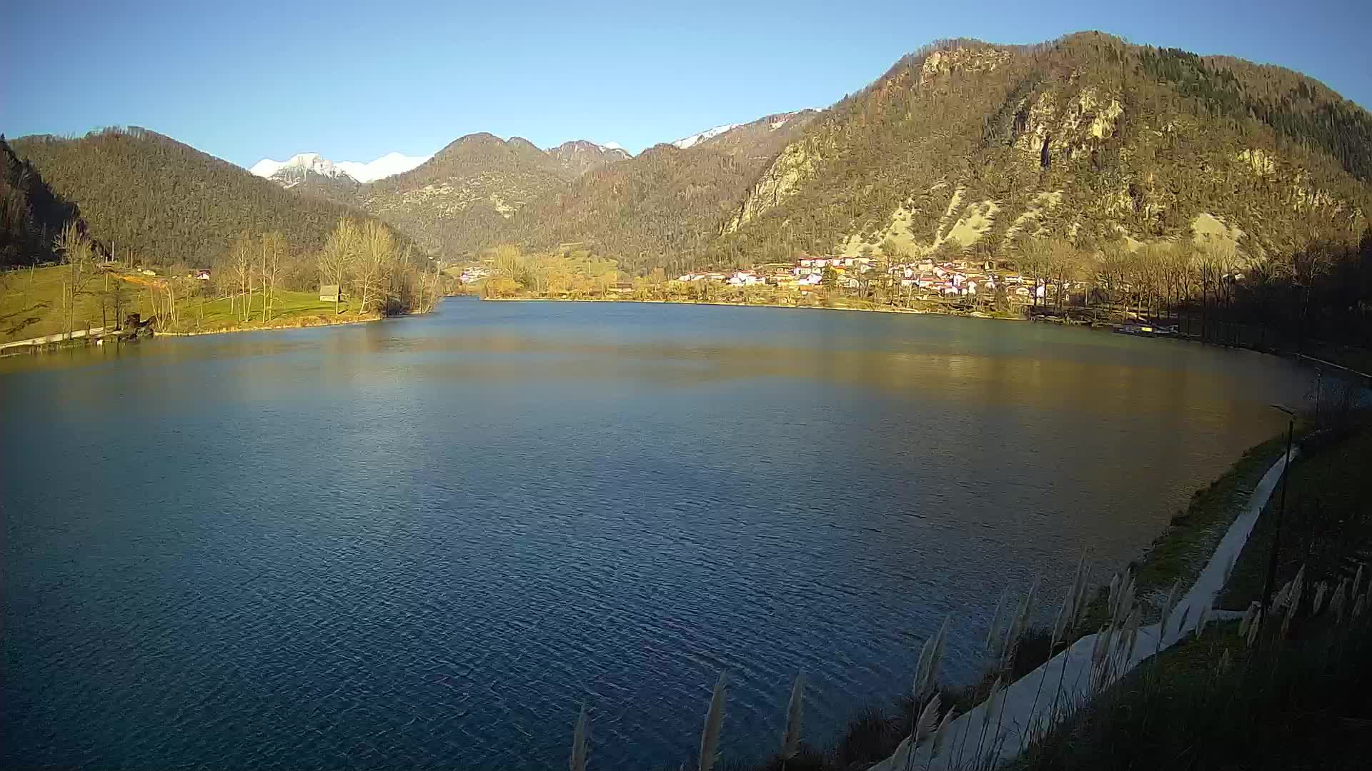 Most na Soči – Panoramic view of Lake