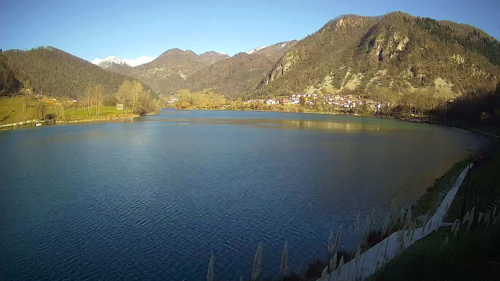 Most na Soči – Panoramic view of Lake