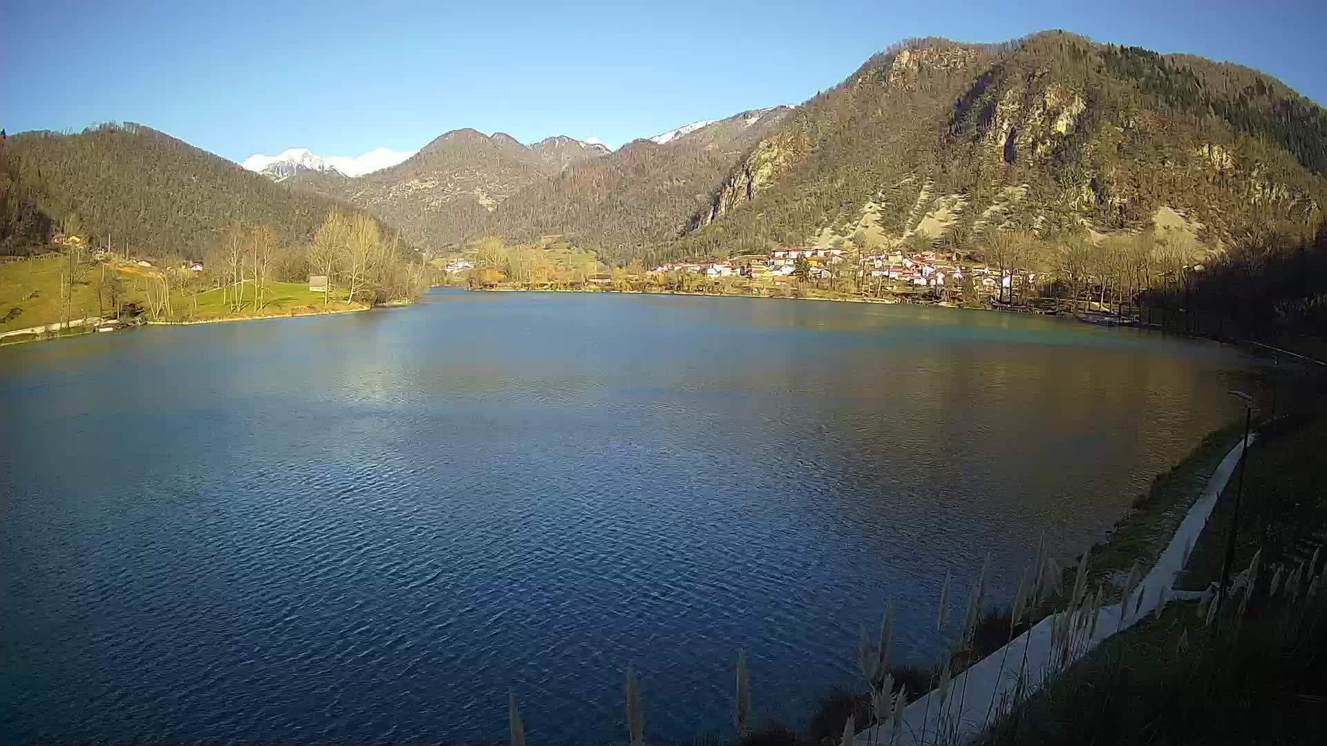 Most na Soči – Panorama del lago