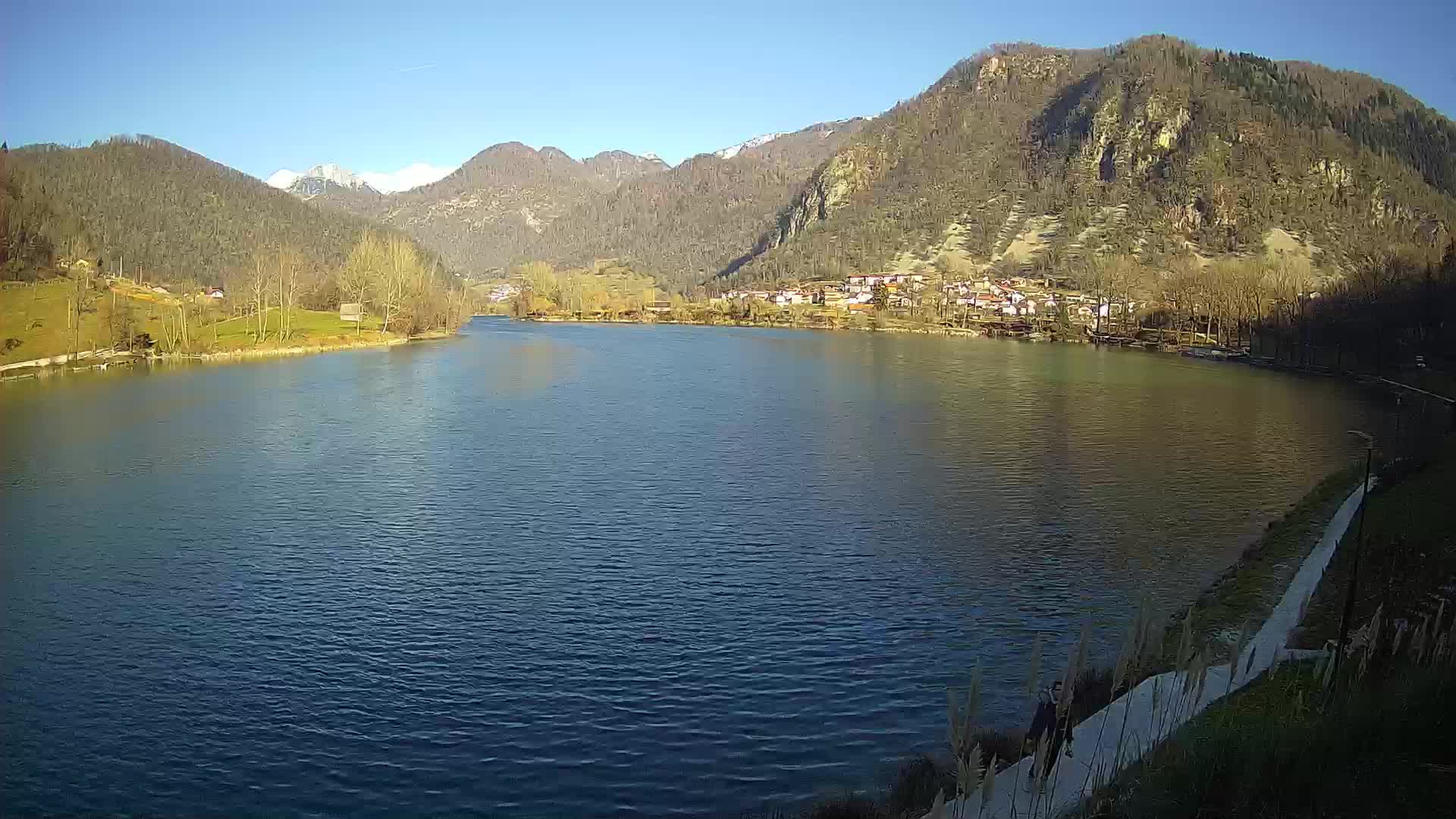 Most na Soči – Panoramic view of Lake