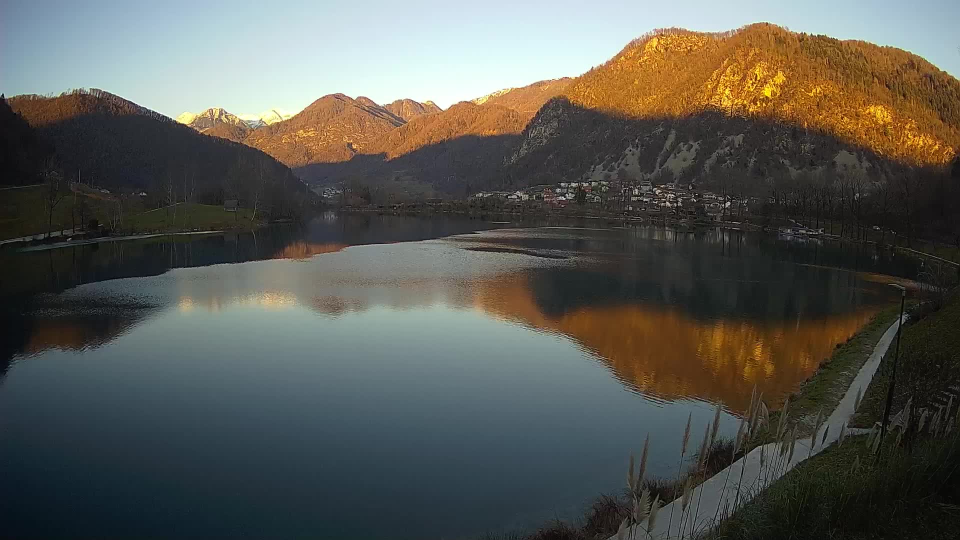 Most na Soči – Pogled na jezero