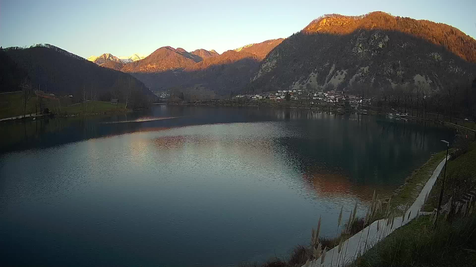 Most na Soči – Panoramic view of Lake