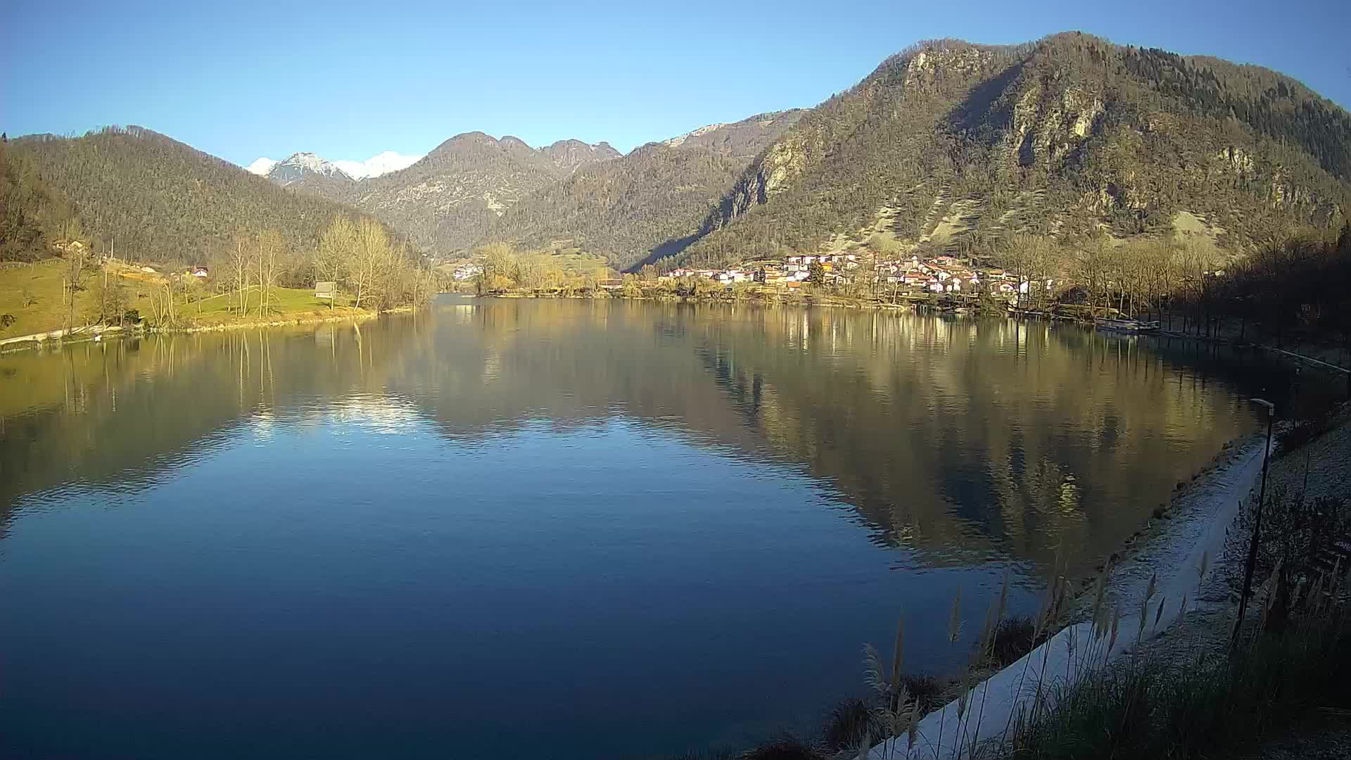 LIVE Webcam Most na Soči lake – Slovenia