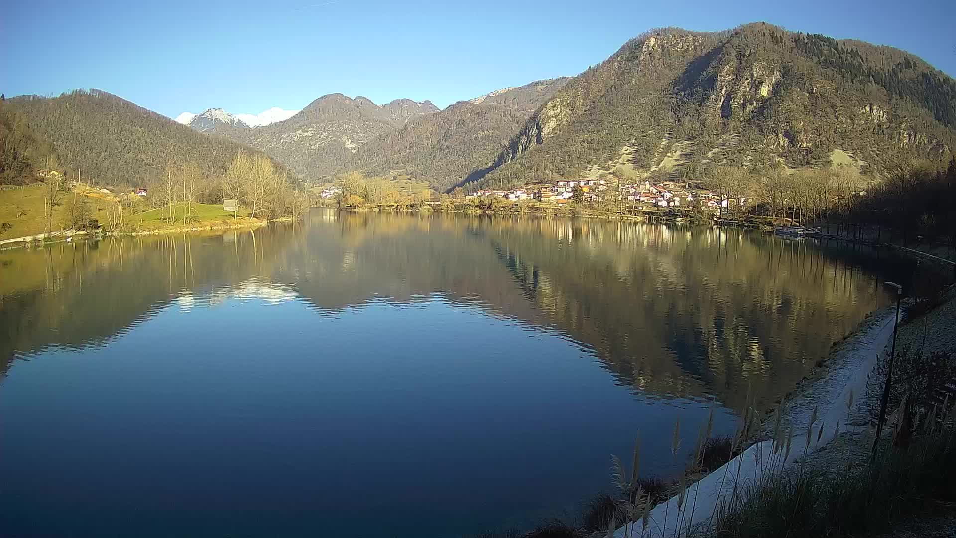 Most na Soči – Pogled na jezero