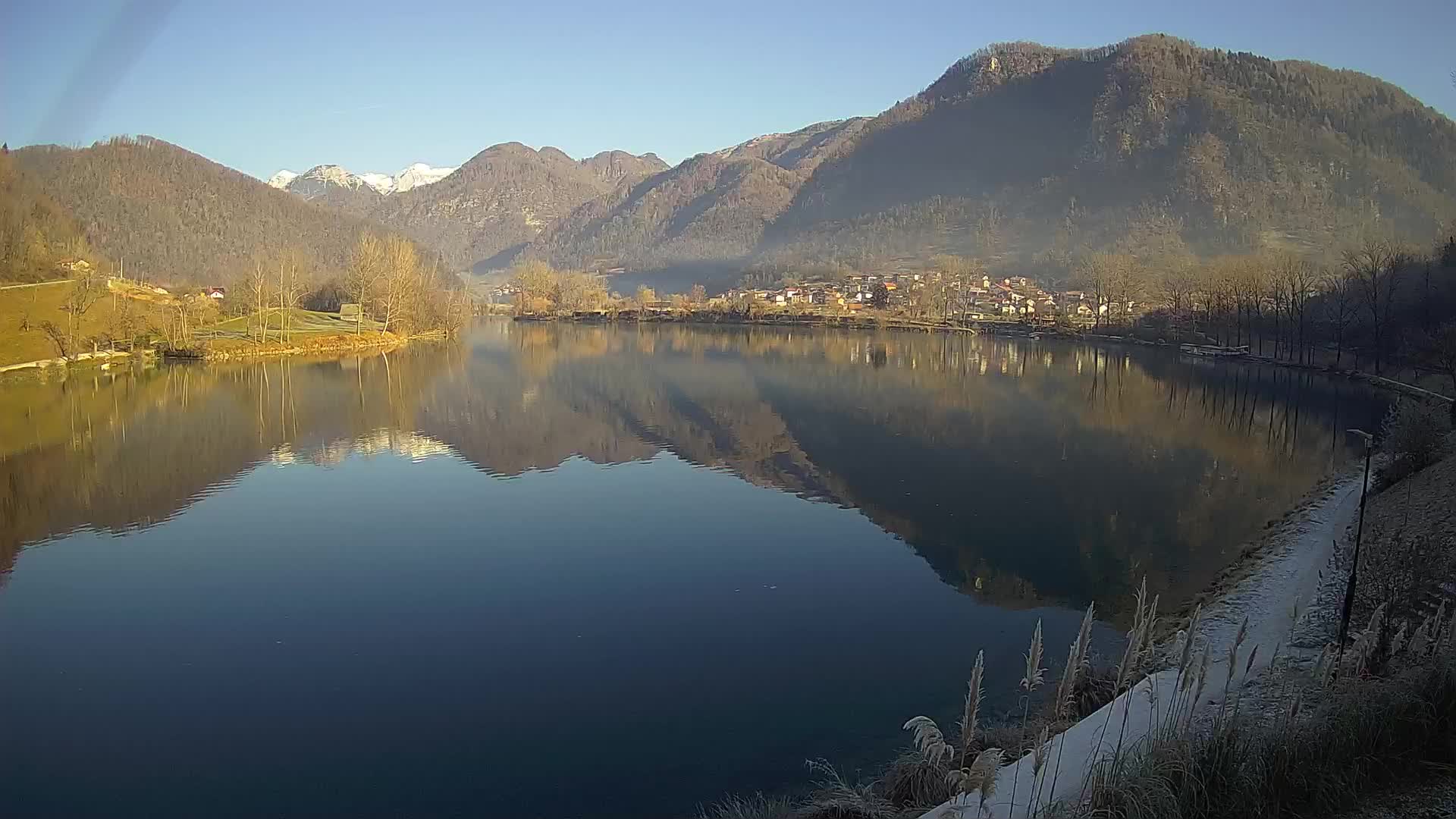 Most na Soči – Panoramic view of Lake