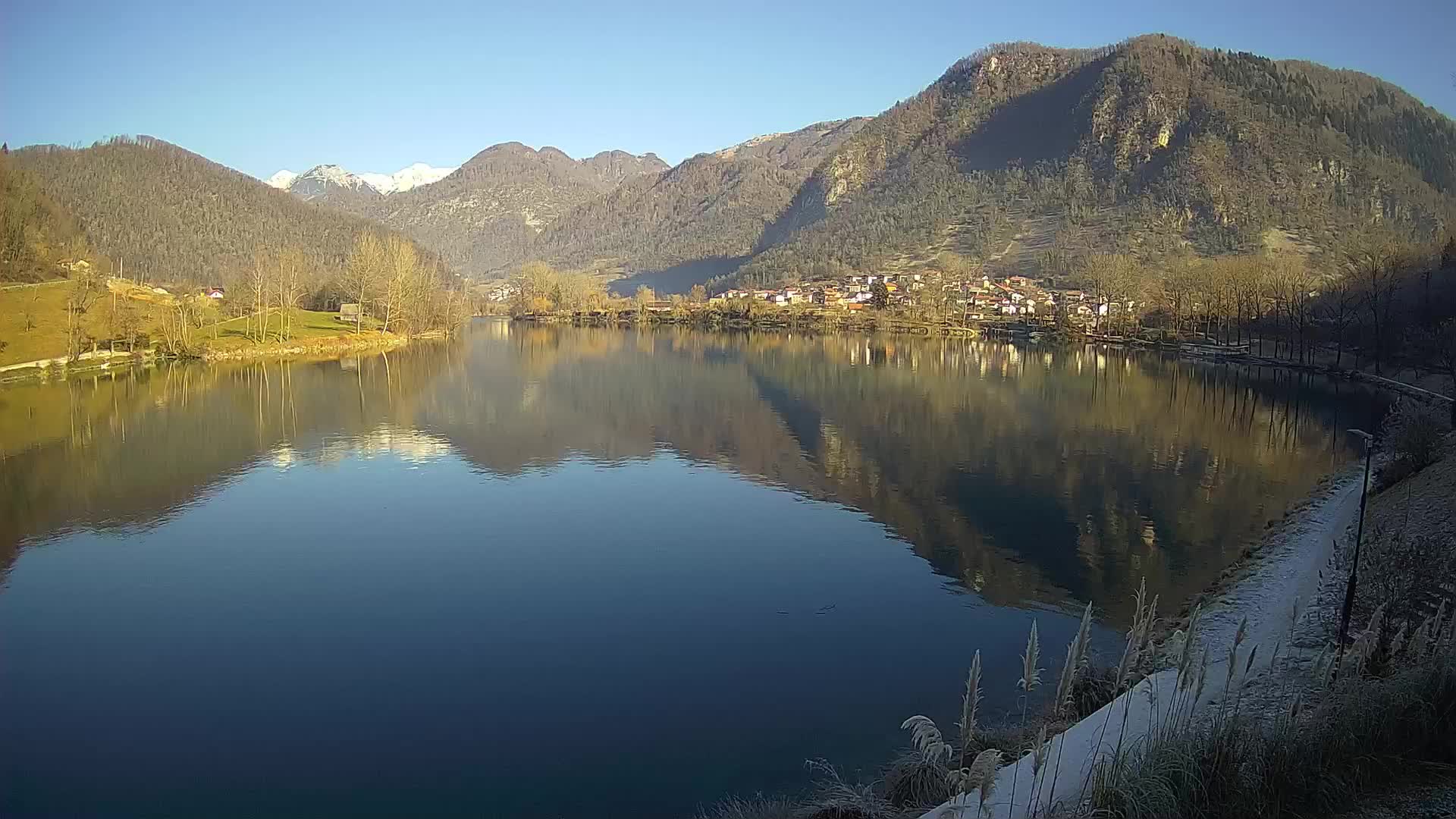 Most na Soči – Panorama del lac