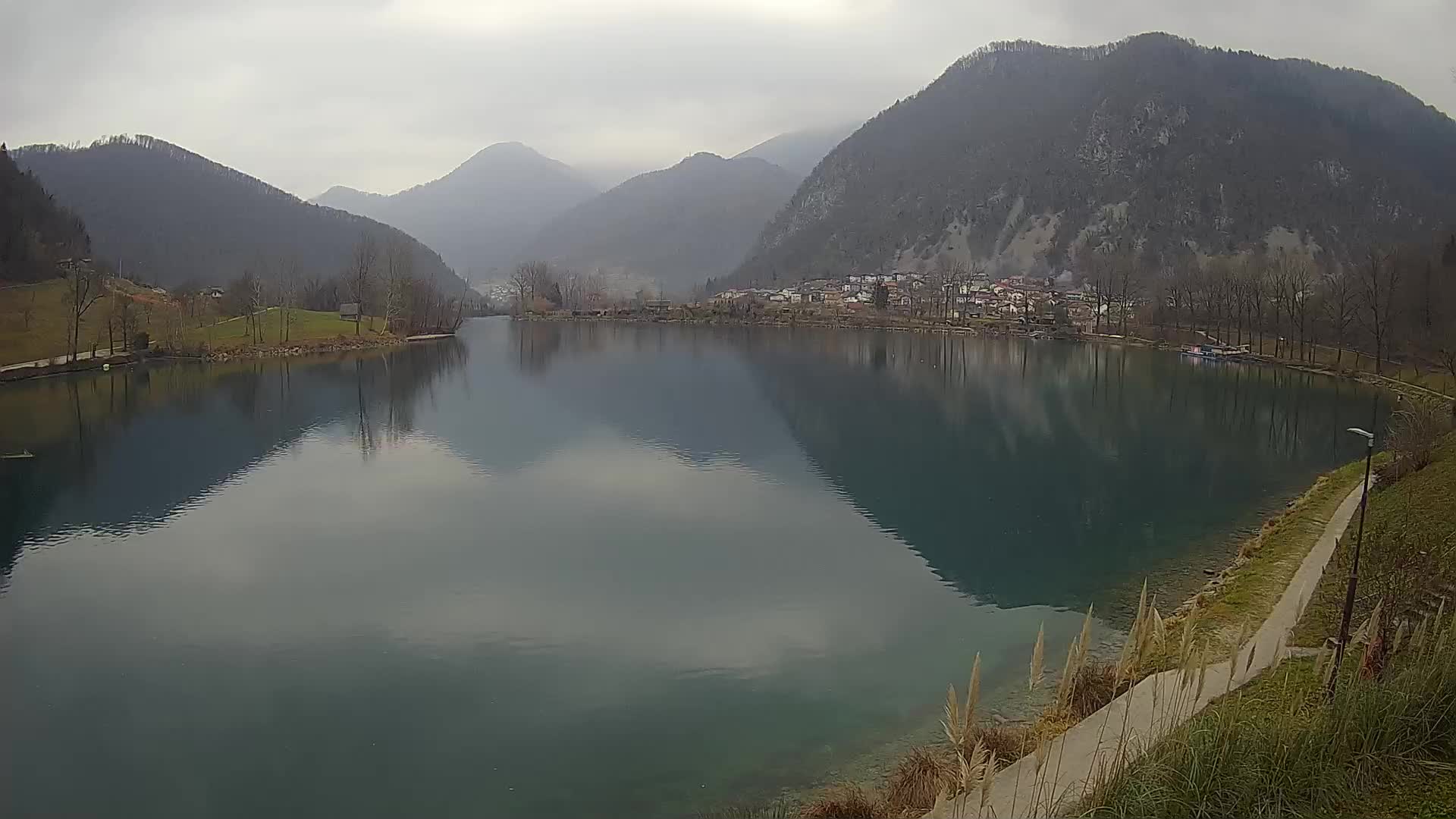 Most na Soči – Panorama del lago