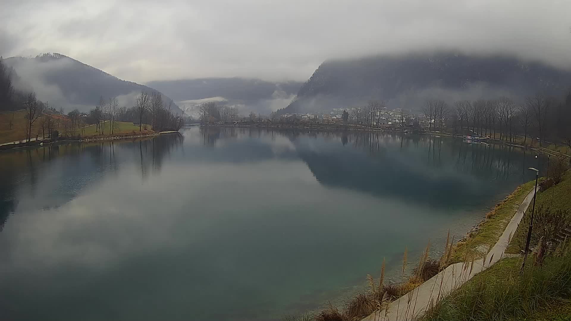 Most na Soči – Panoramic view of Lake