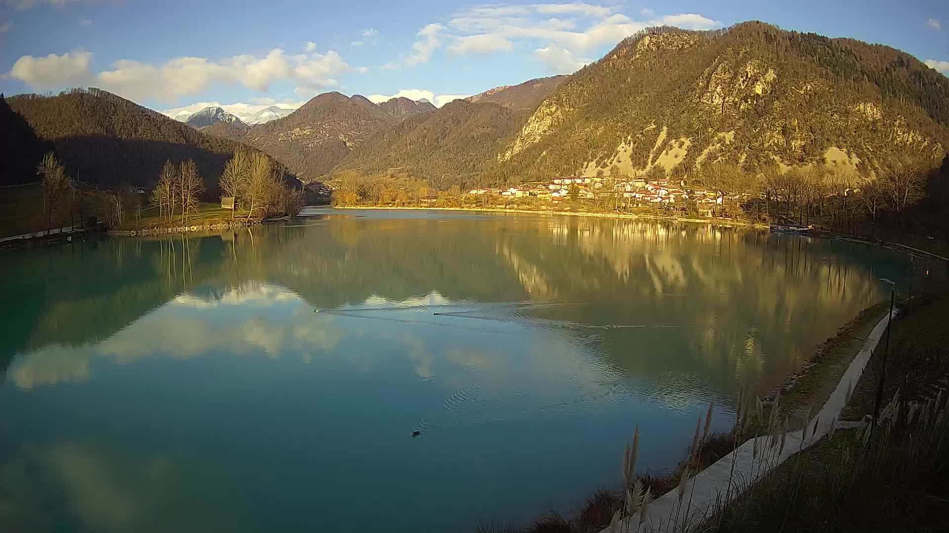 Most na Soči – Panoramic view of Lake