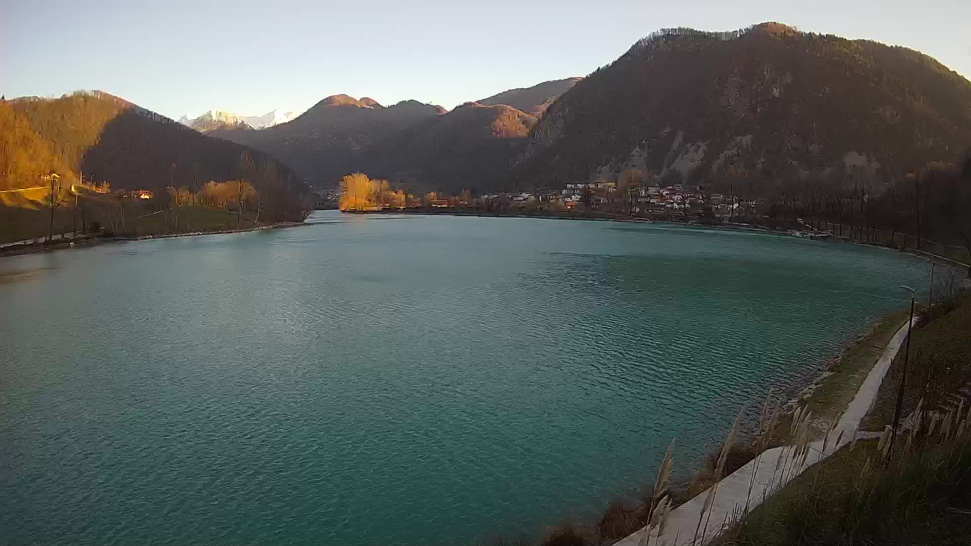 Most na Soči – Panoramic view of Lake