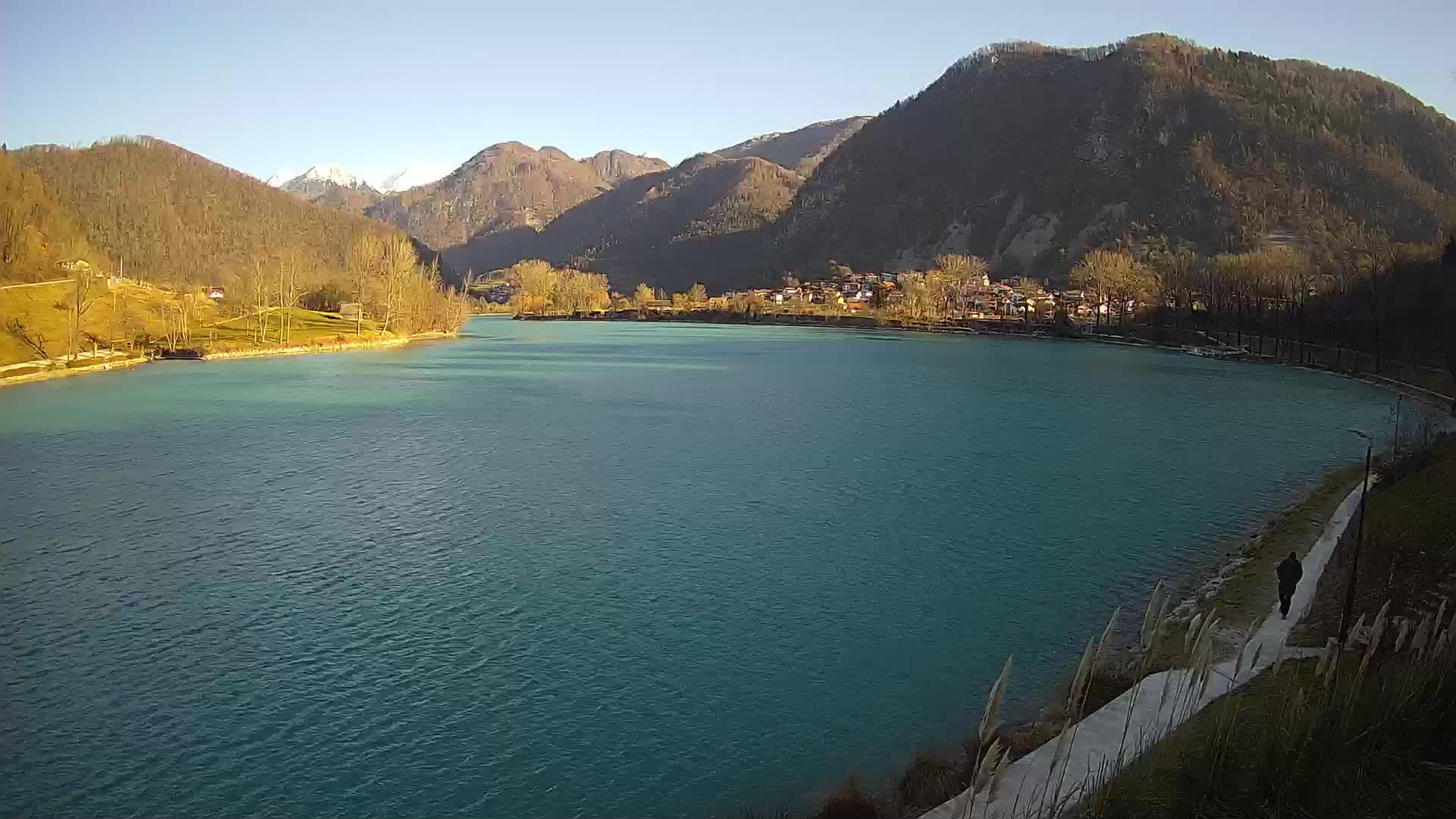 Most na Soči – Panorama del lago