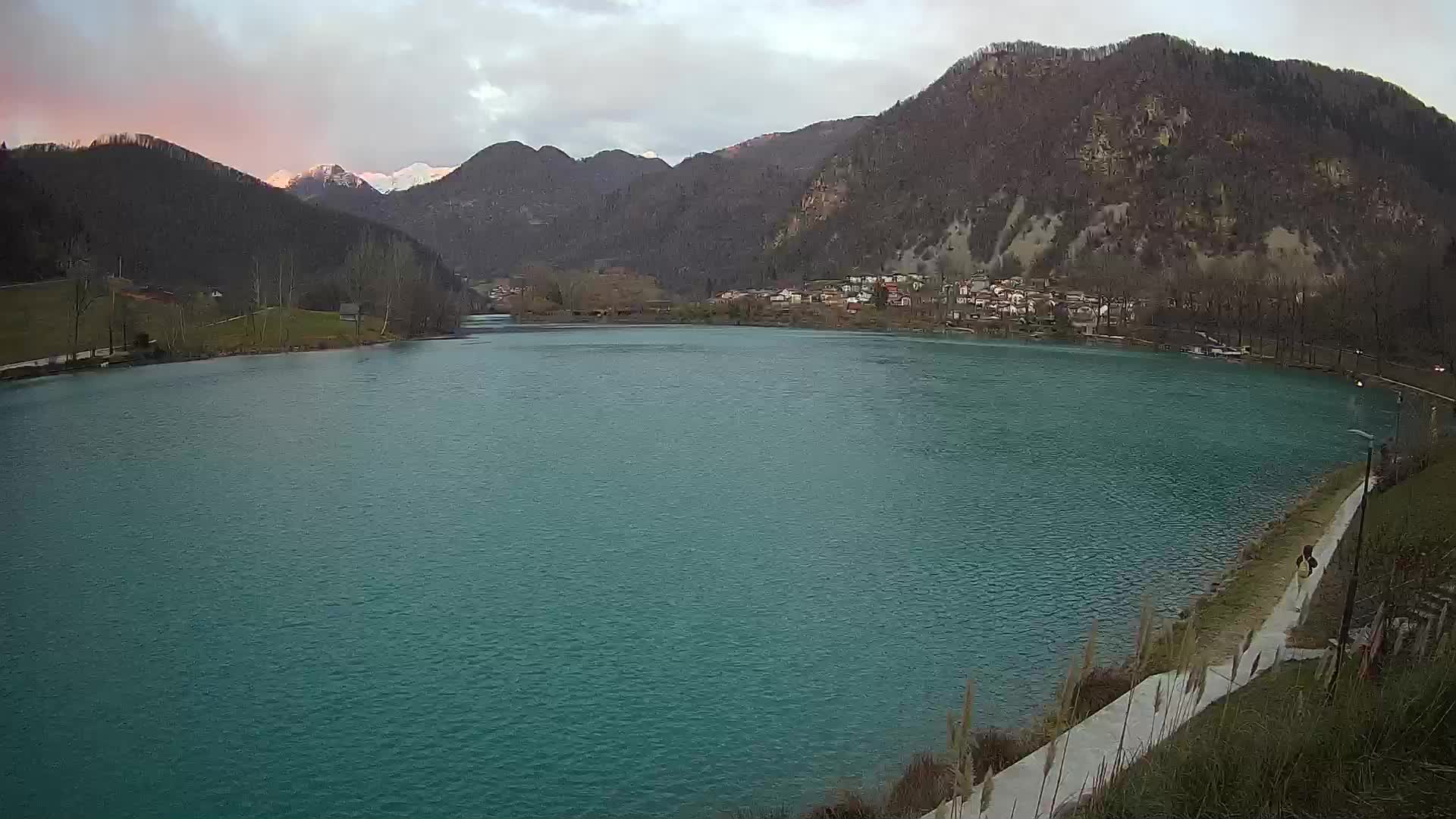 Most na Soči – Panoramic view of Lake