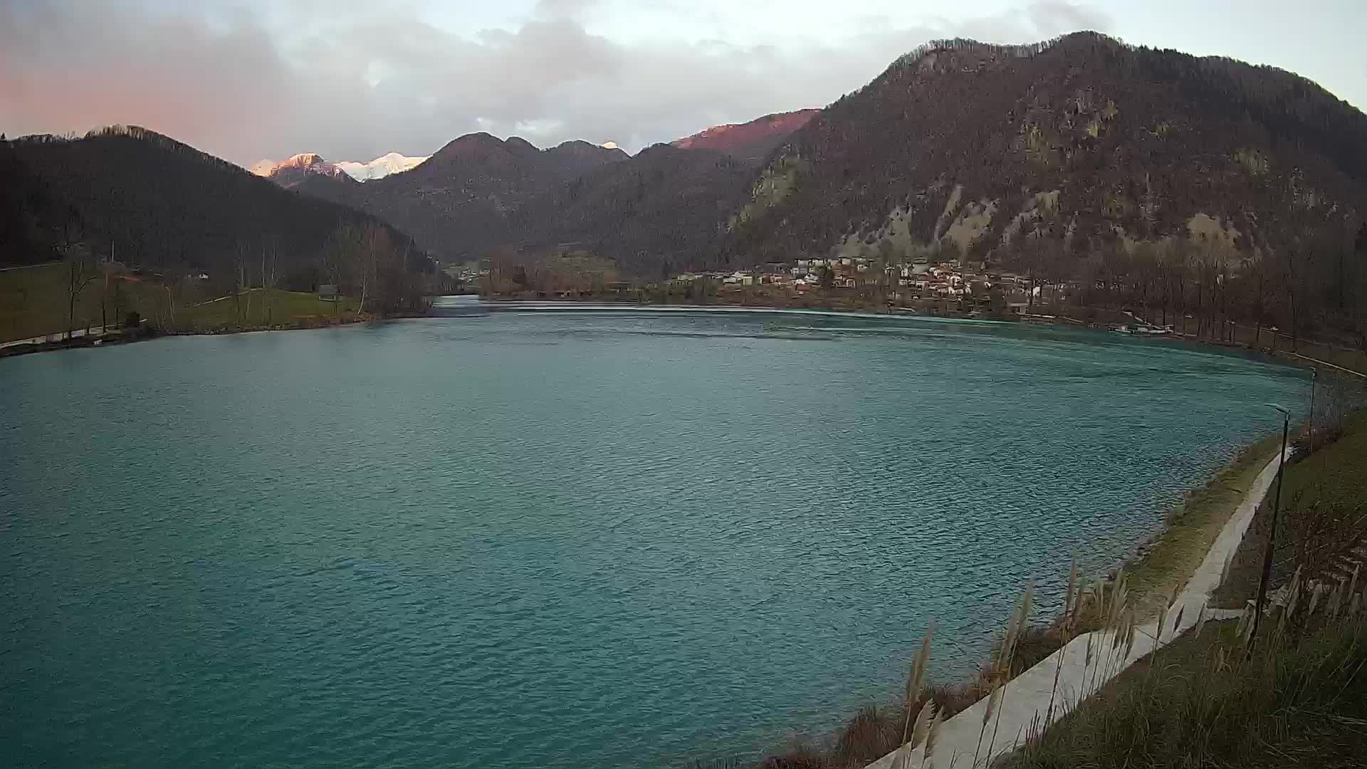 Most na Soči – Panoramic view of Lake