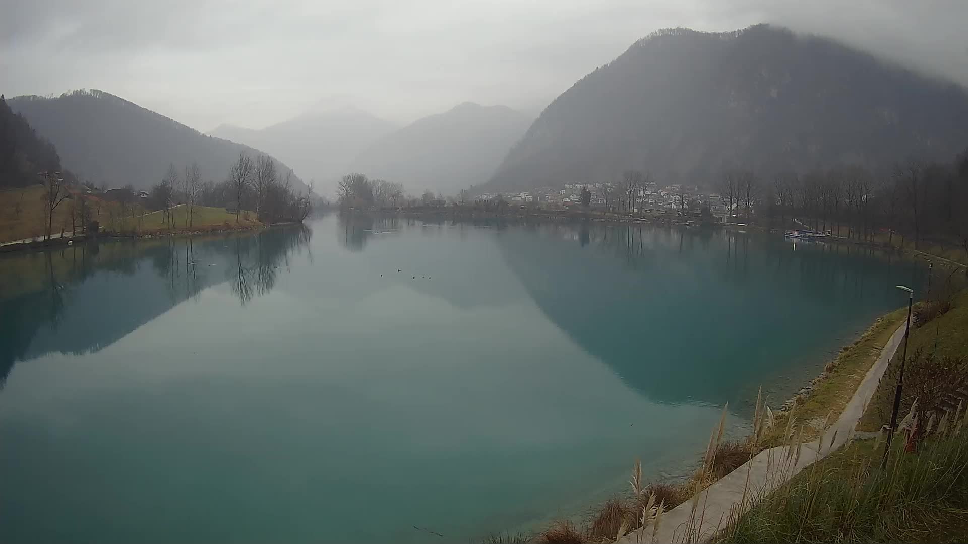 Most na Soči – Pogled na jezero