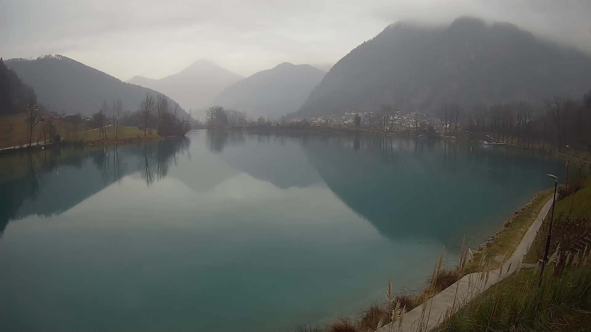 Most na Soči – Panorama del lago