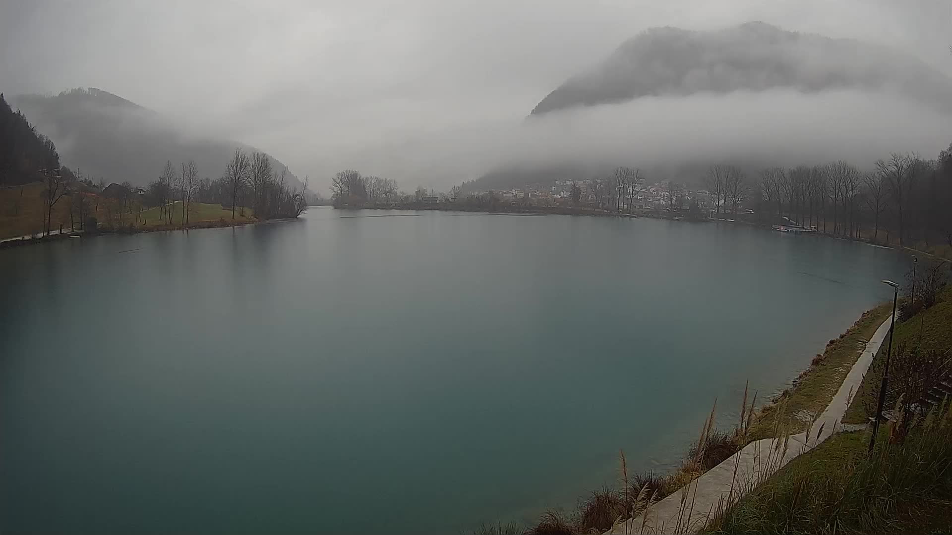 Most na Soči – Pogled na jezero