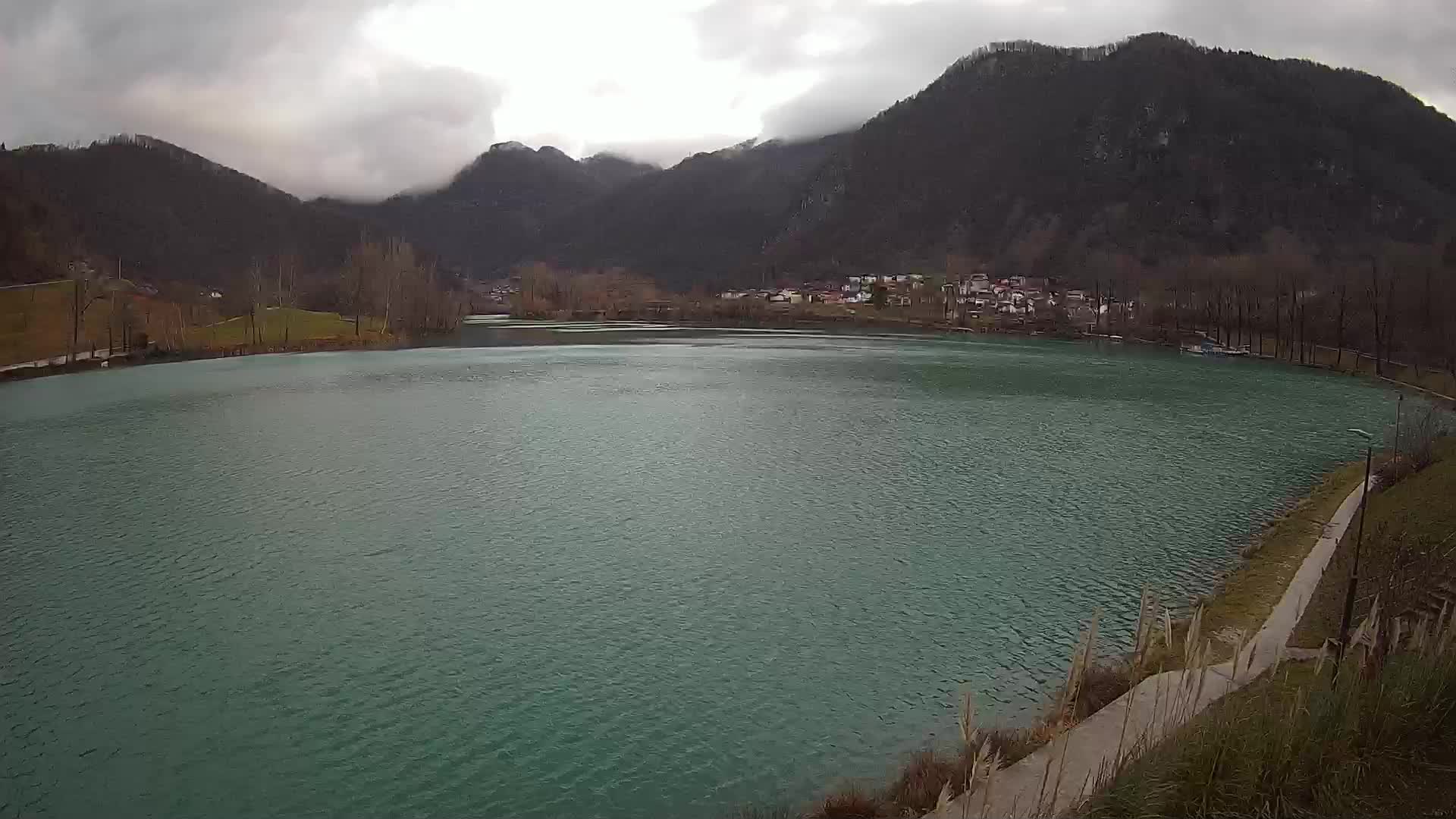 Most na Soči – Panoramic view of Lake