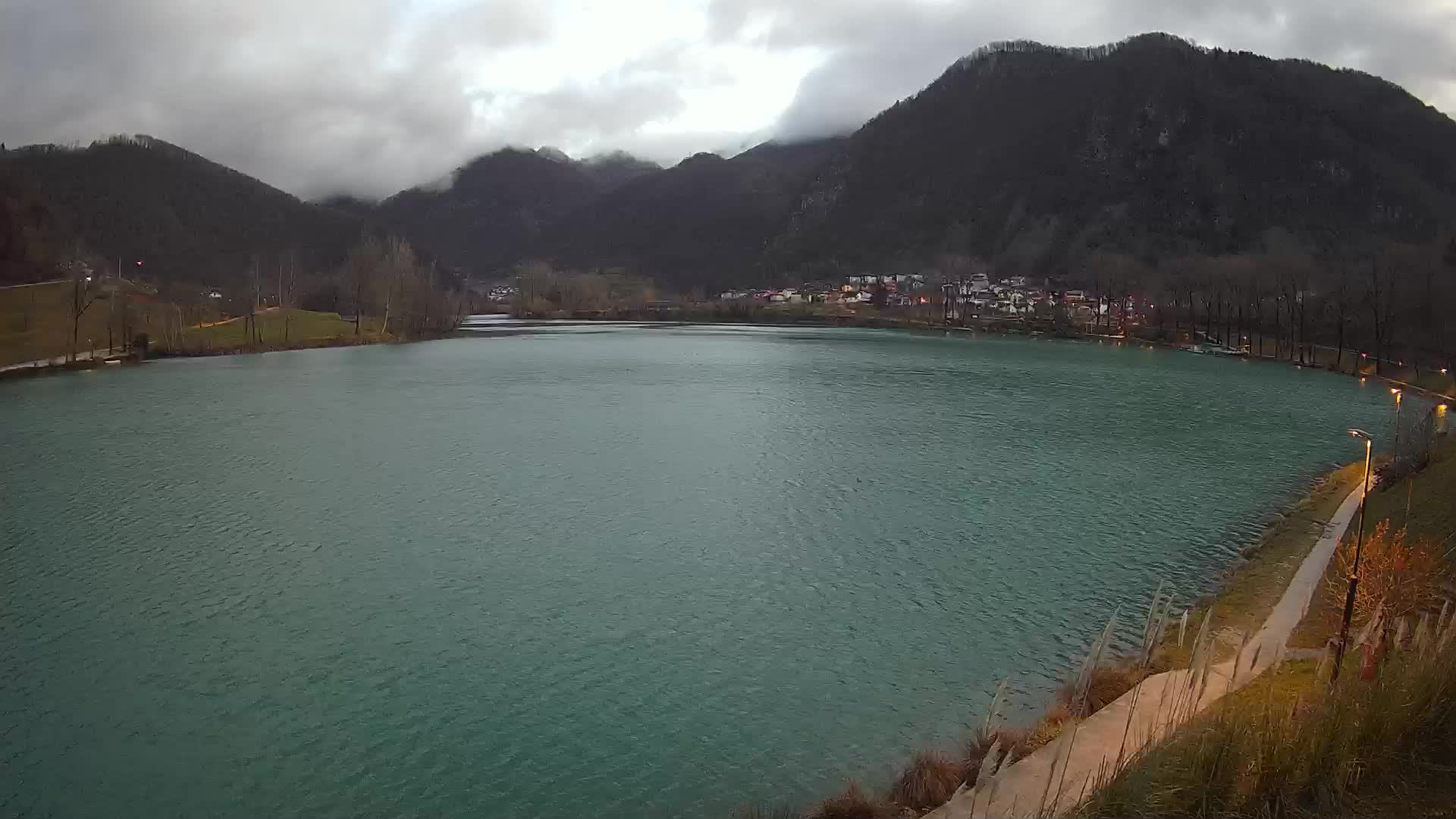 Most na Soči – Panoramic view of Lake